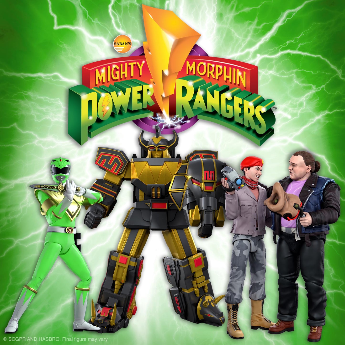 Super7 ULTIMATES! Skull 7-inch Mighty Morphin Power Rangers Action Figure with Accessories
