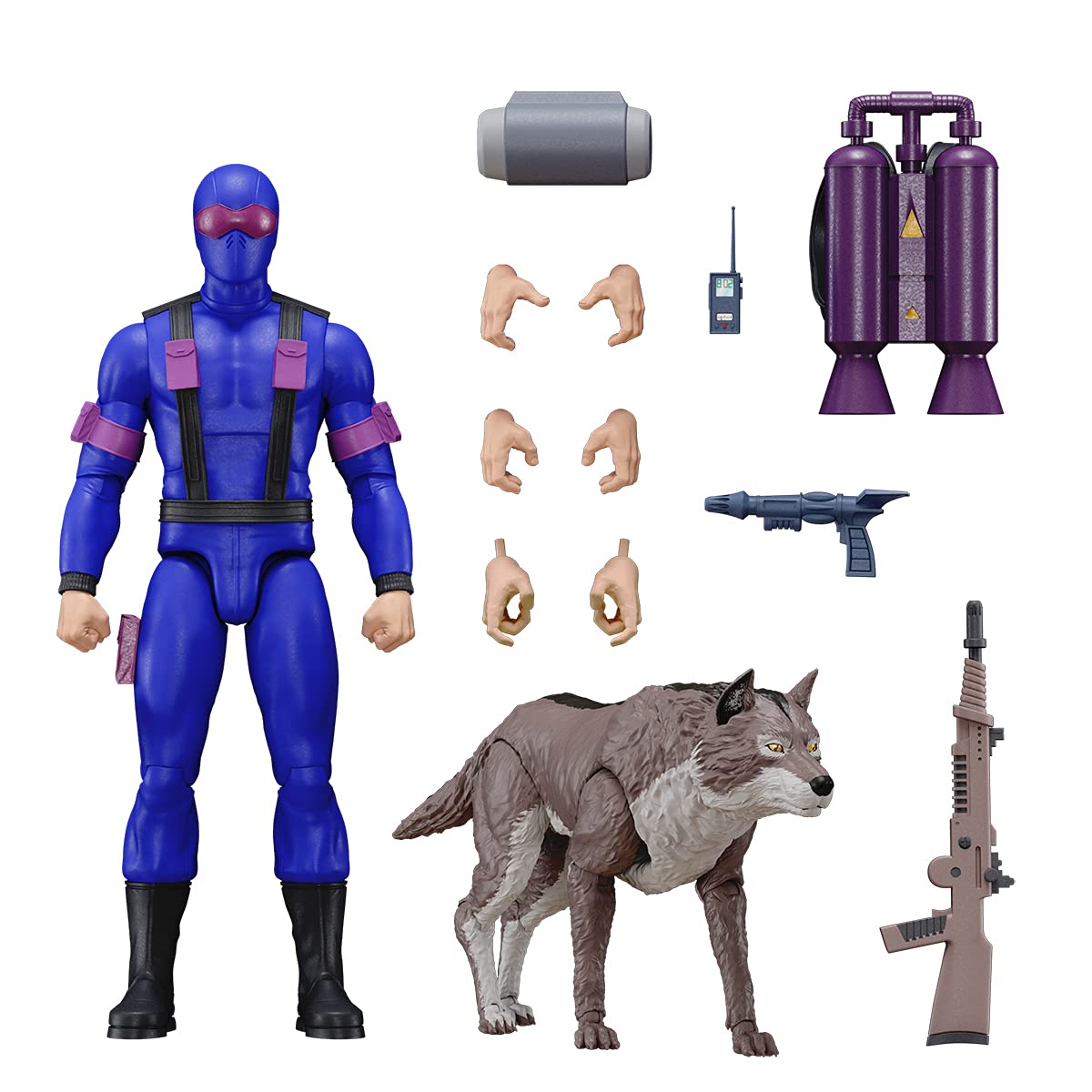 Super7 ULTIMATES! G.I. Joe Snake Eyes (Real American Hero) – 7-inch Action Figure with Accessories