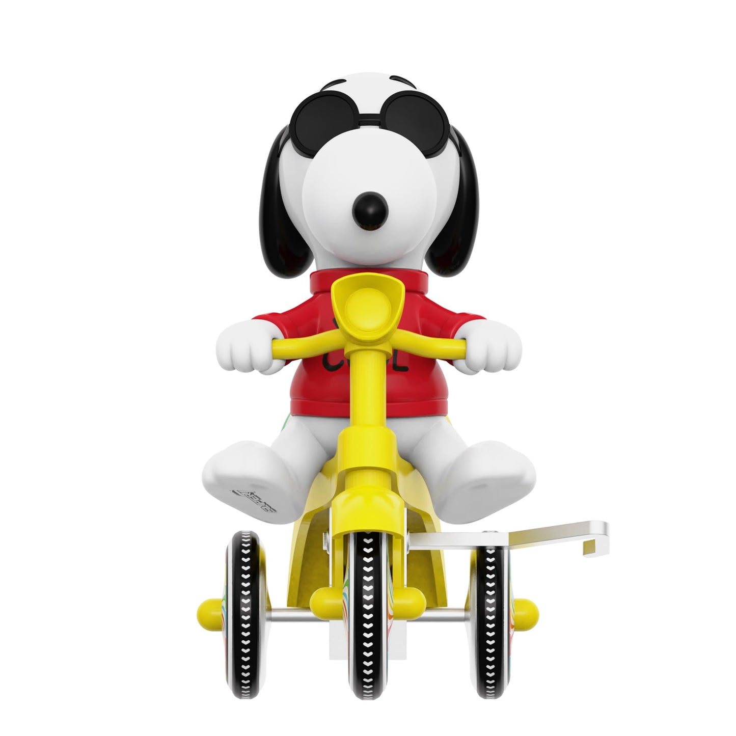 Super7 Snoopy Joe Cool 5-Inch Super Cycle – Red Trike with Bell