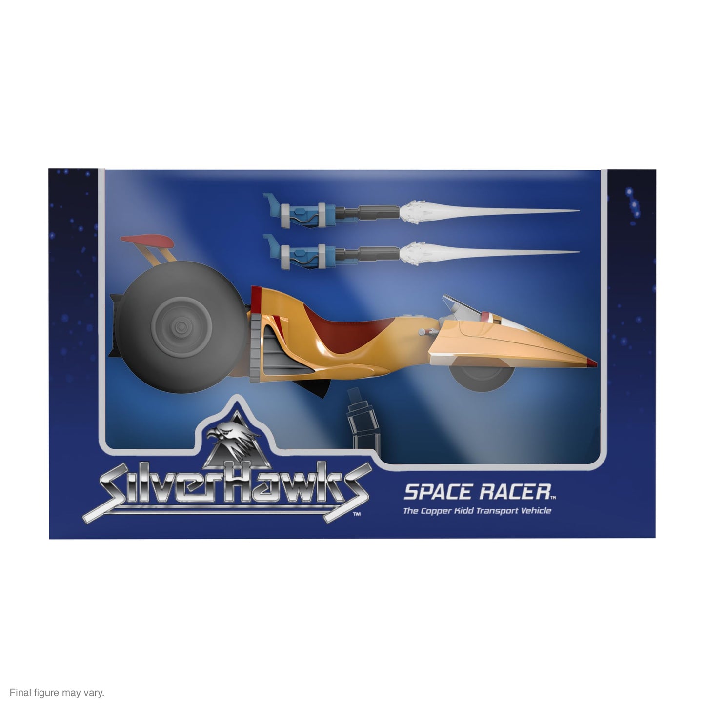 Super7 Space Racer 7-inch SilverHawks ULTIMATES! Action Figure + Accessories