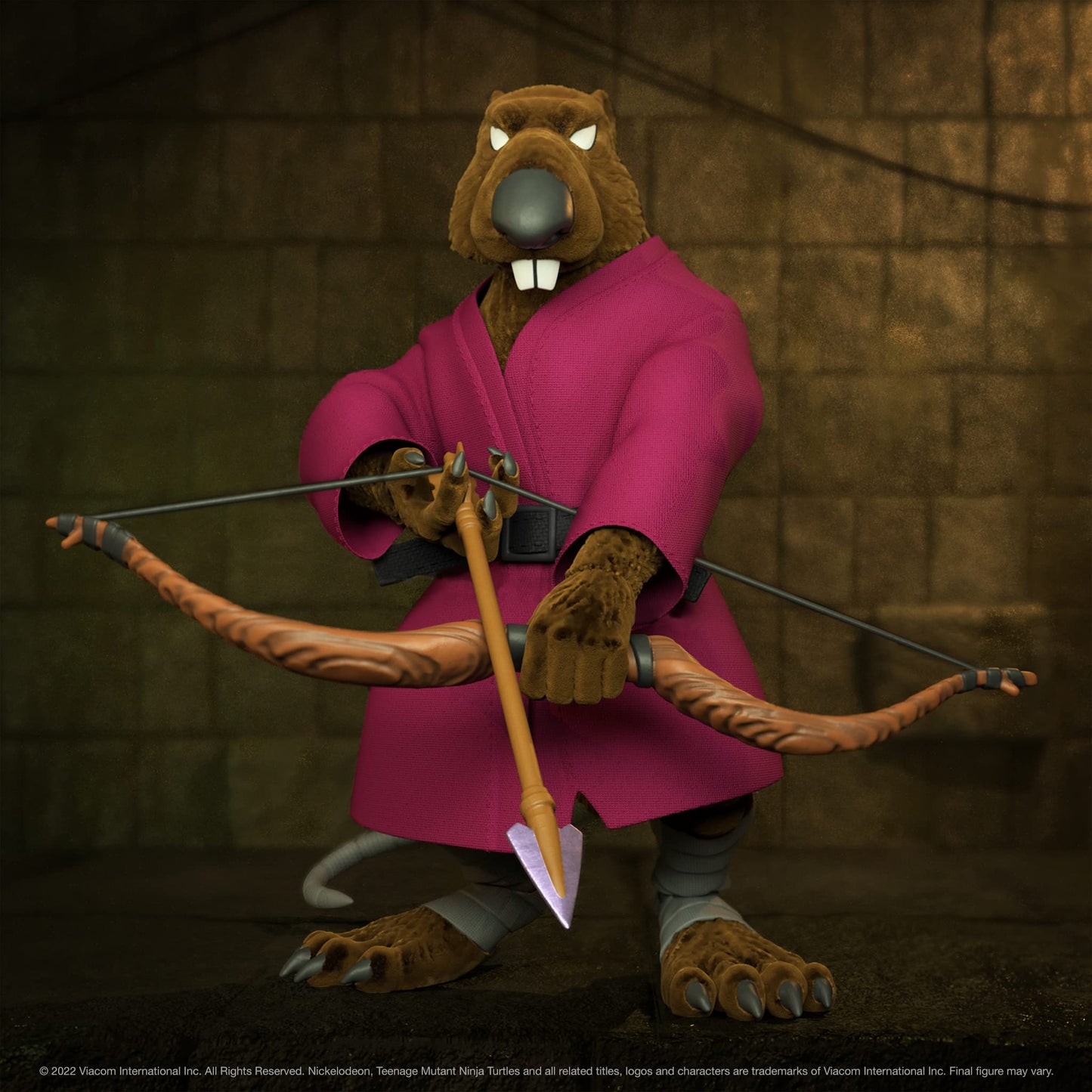 Super7 ULTIMATES! Splinter Version 2 – 7-inch TMNT Action Figure with Full Accessories