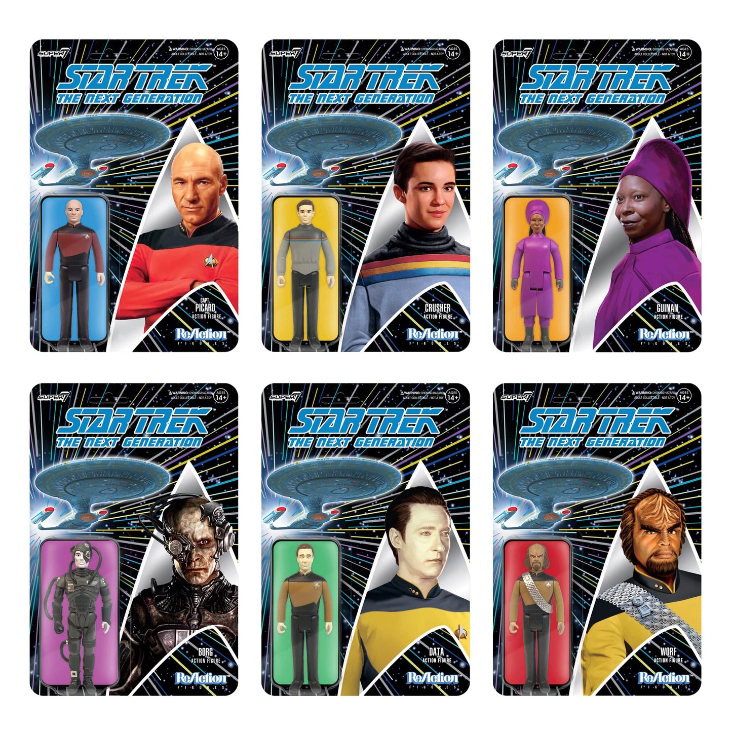 Super7 Star Trek TNG Guinan 3.75-Inch ReAction Figure - Retro Collectible