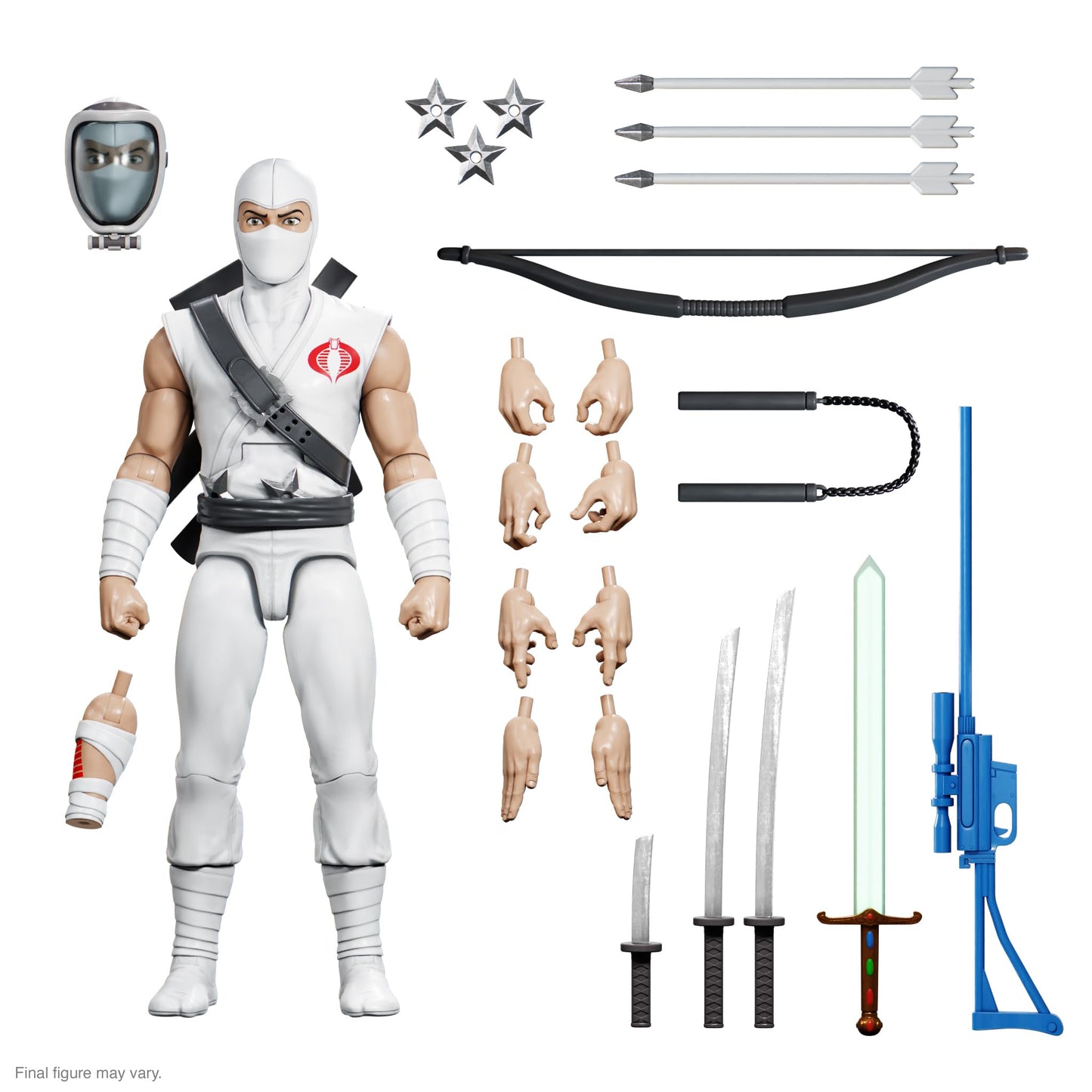 Super7 ULTIMATES! Storm Shadow 7-inch G.I. Joe Action Figure with Accessories | Collectible Retro Toy