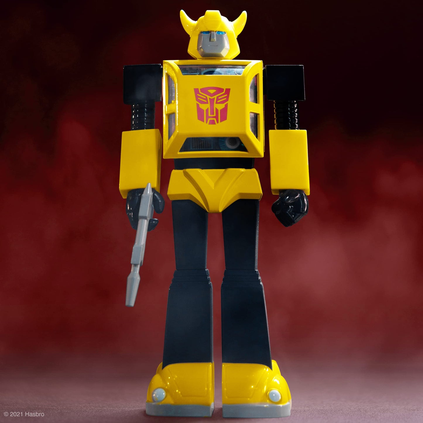 Super7 Super Cyborg Bumblebee (G1 Full Color) – 10" Transformers Action Figure with Removable Torso Panel