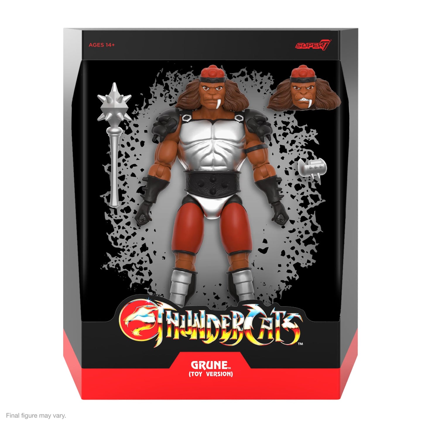 Super7 ULTIMATES! Grune The Destroyer - 7-inch Thundercats Action Figure with Accessories | Premium Collectible
