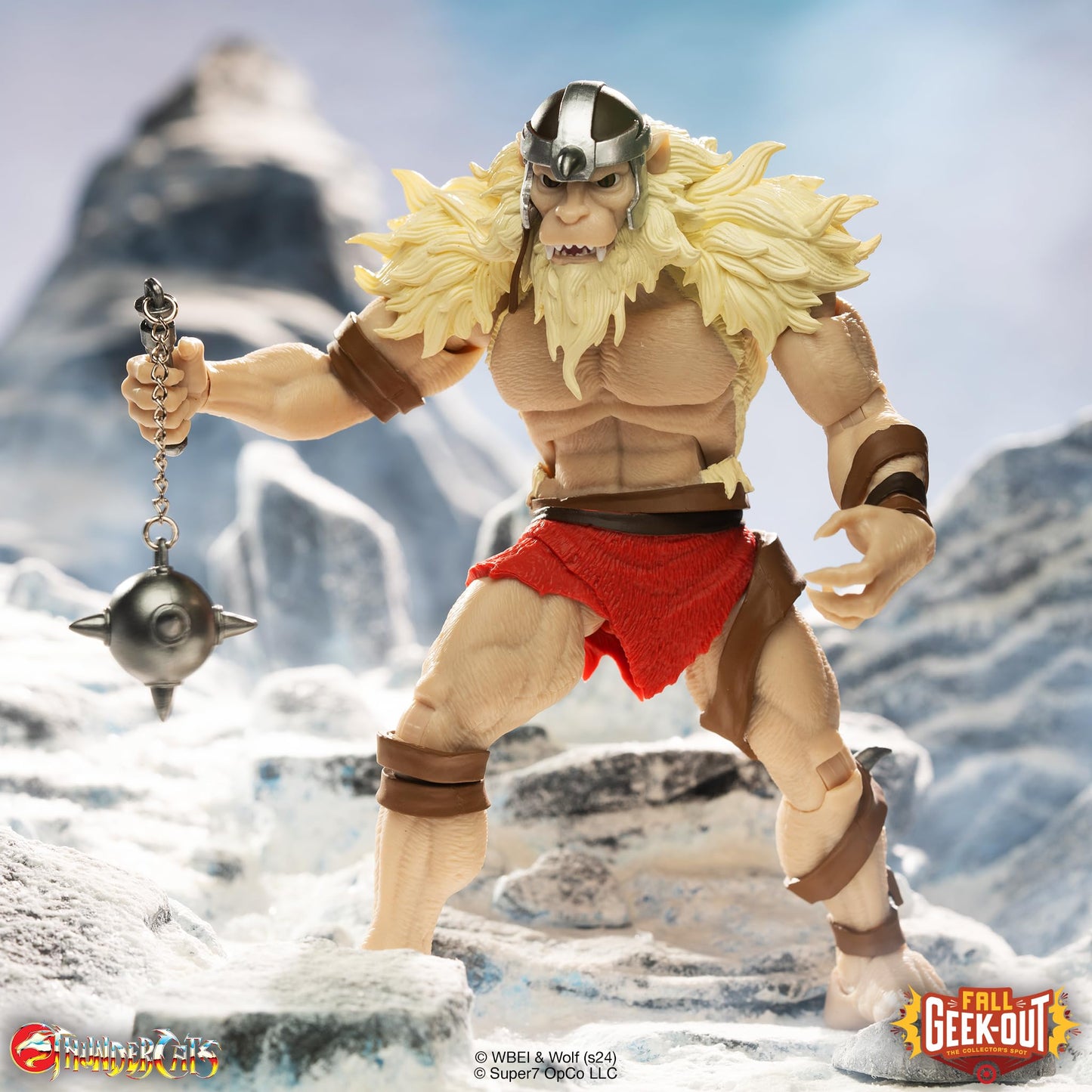Super7 Deluxe Thundercats Monkian – 7\" Action Figure with Flail