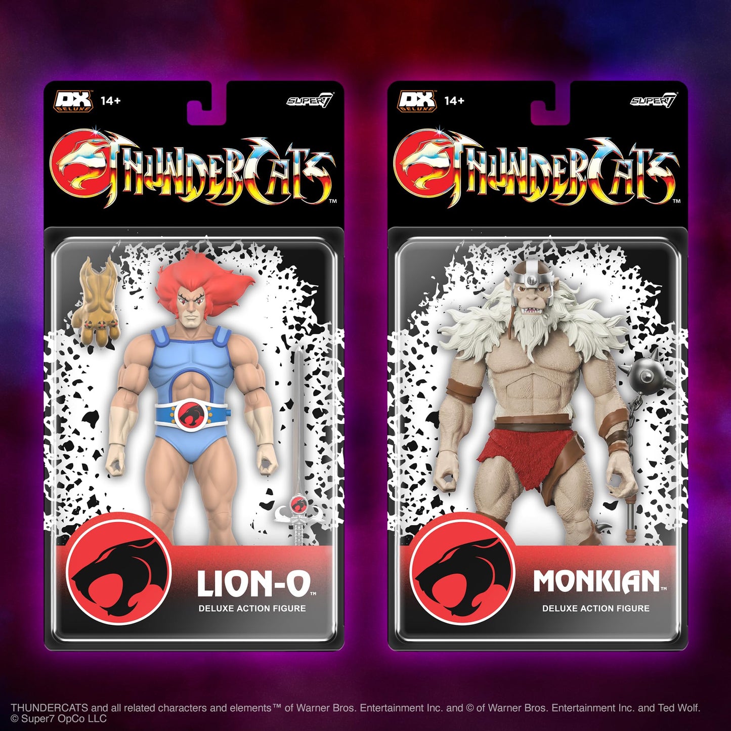 Super7 Deluxe Thundercats Monkian – 7\" Action Figure with Flail