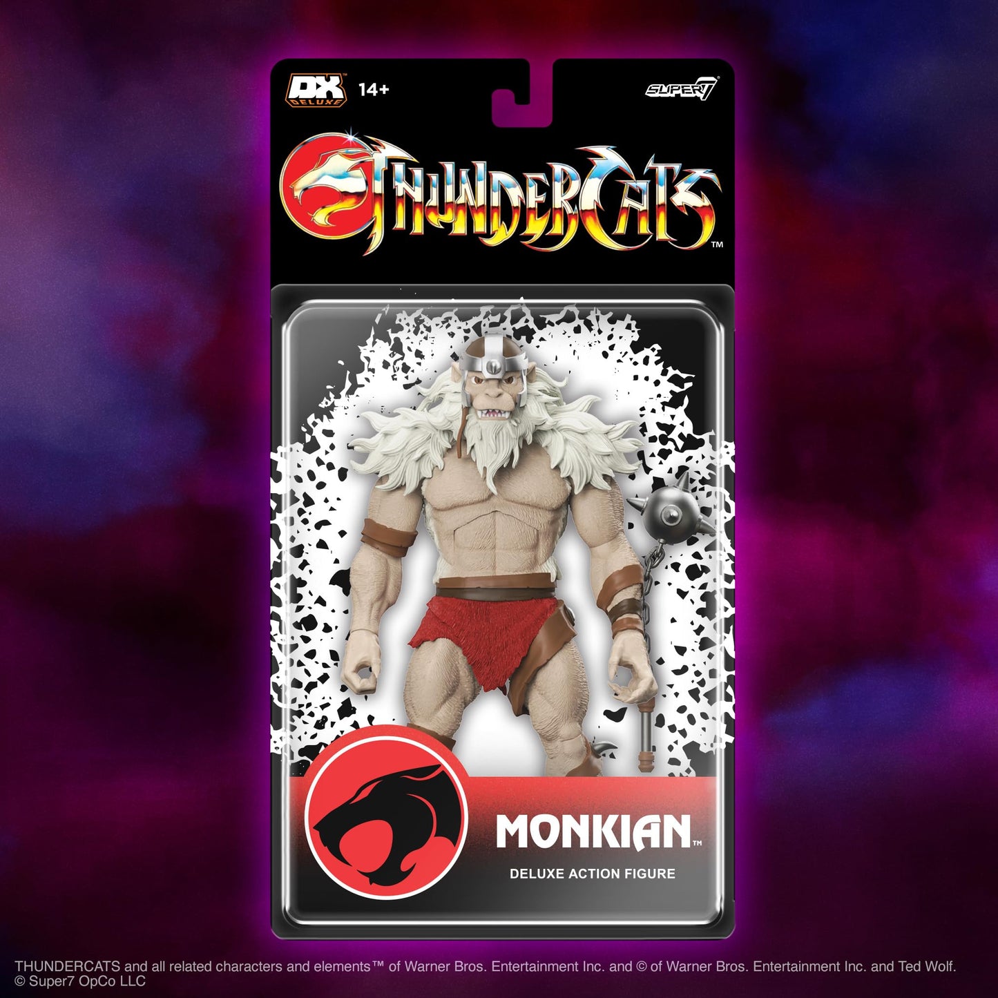 Super7 Deluxe Thundercats Monkian – 7\" Action Figure with Flail