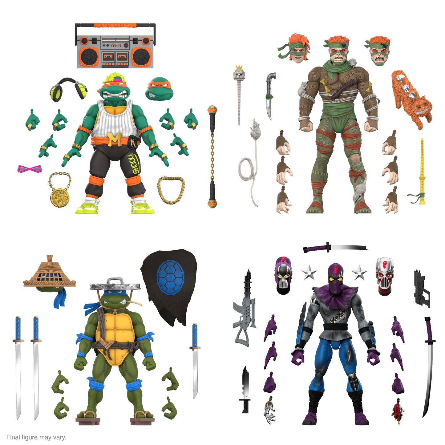 Super7 ULTIMATES! Foot Soldier Battle Damaged TMNT – 7-Inch Action Figure