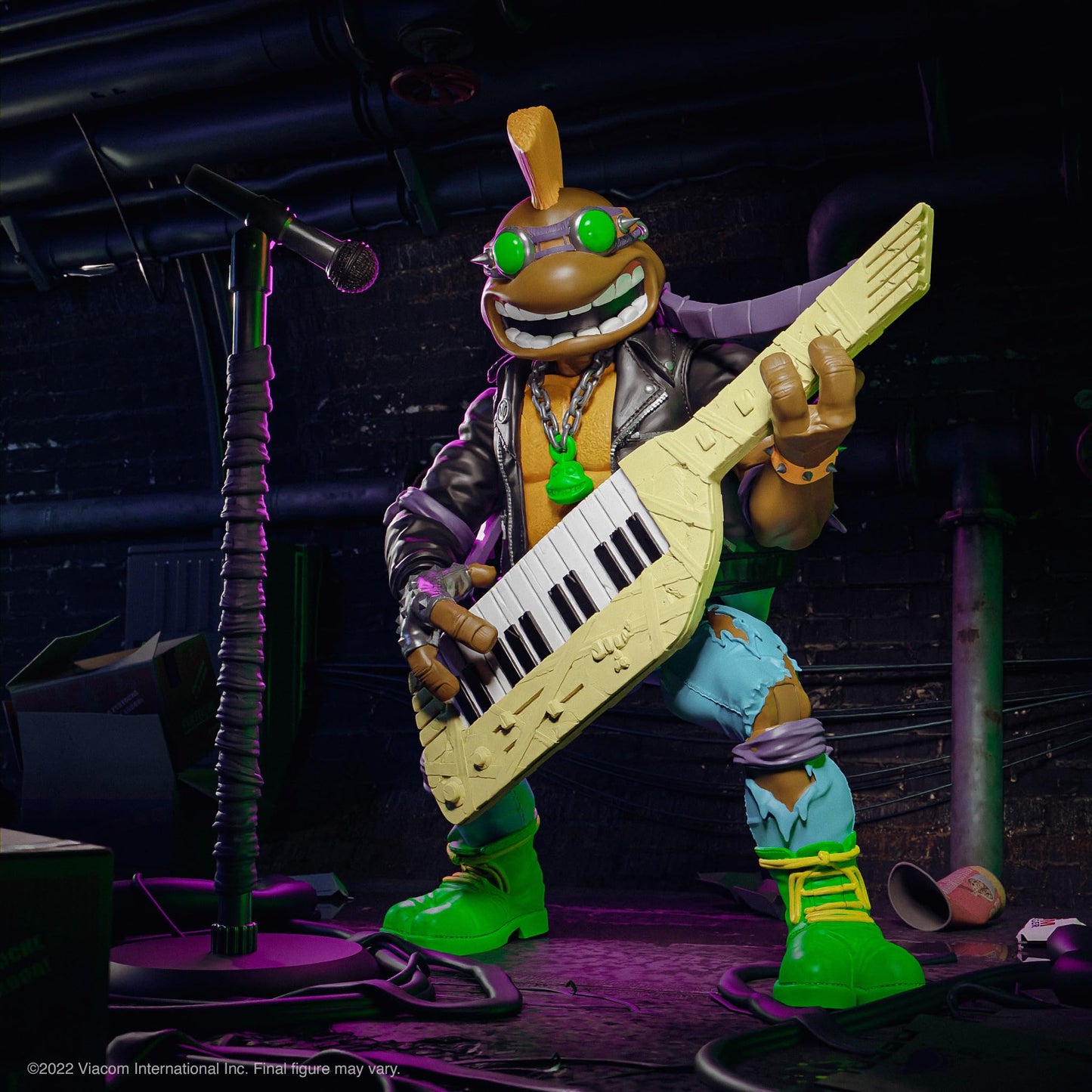 Super7 TMNT ULTIMATES! Punk Rock Donatello Figure | Wave 07, 7-Inch Premium Action Figure