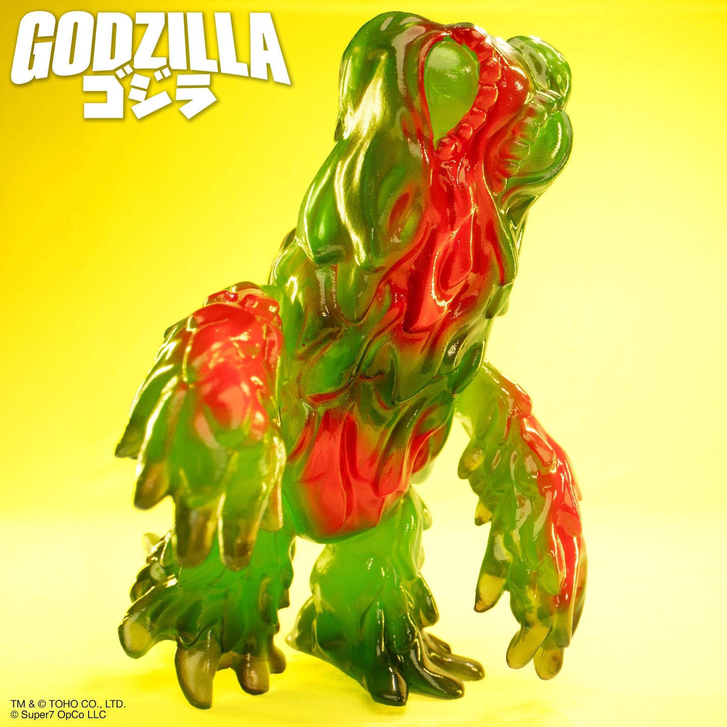 Super7 Toho Hedorah 71 Clear Green ReAction Figure – 3.75-Inch Kaiju Collectible