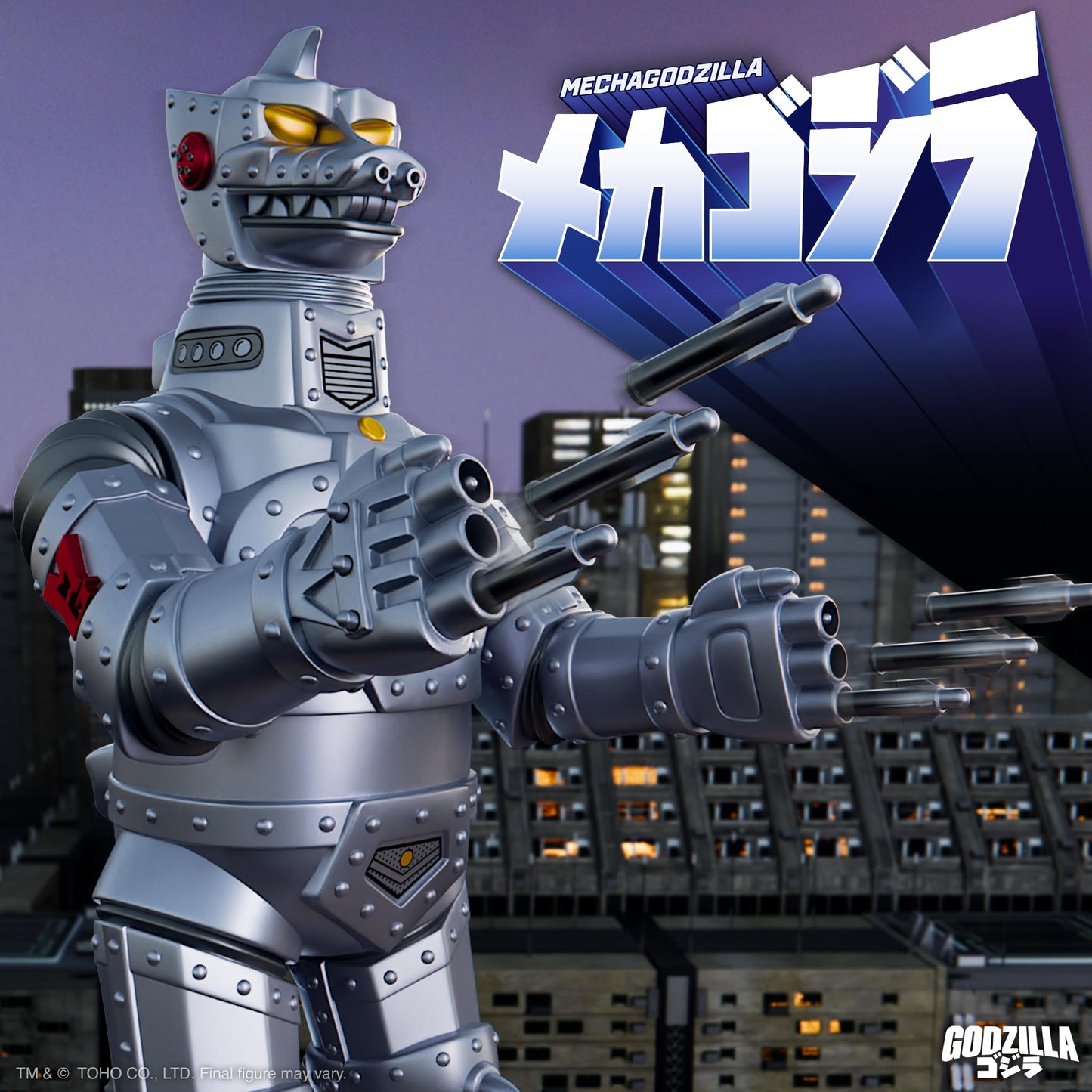 Super7 Toho Super Shogun Mechagodzilla (Metallic) – 20-inch Toho Godzilla Action Figure