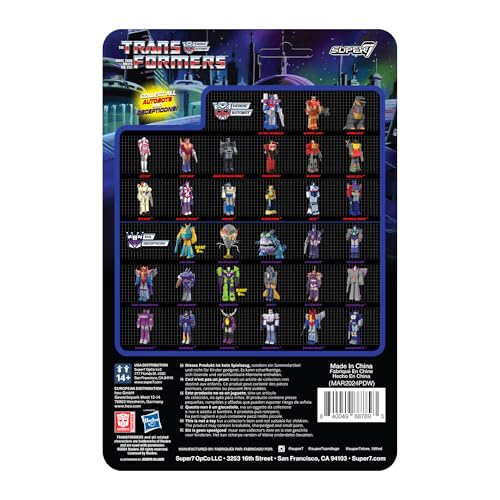 Super7 Transformers Optimus Prime Nucleon Quest Special Mission - 3.75-Inch ReAction Figure with Blaster Accessory