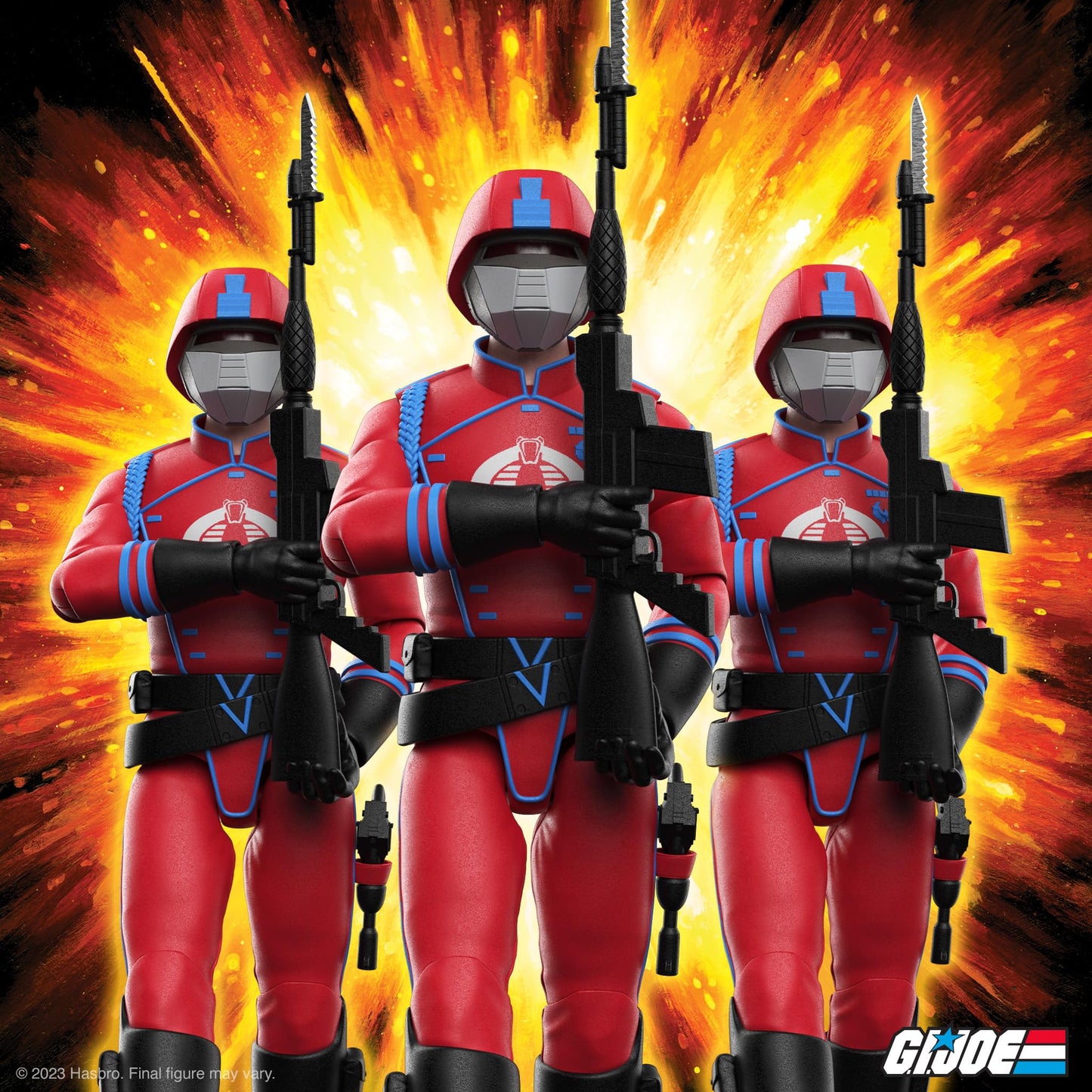 Super7 Ultimates! Cobra Crimson Guard – 7-Inch G.I. Joe Action Figure with Accessories