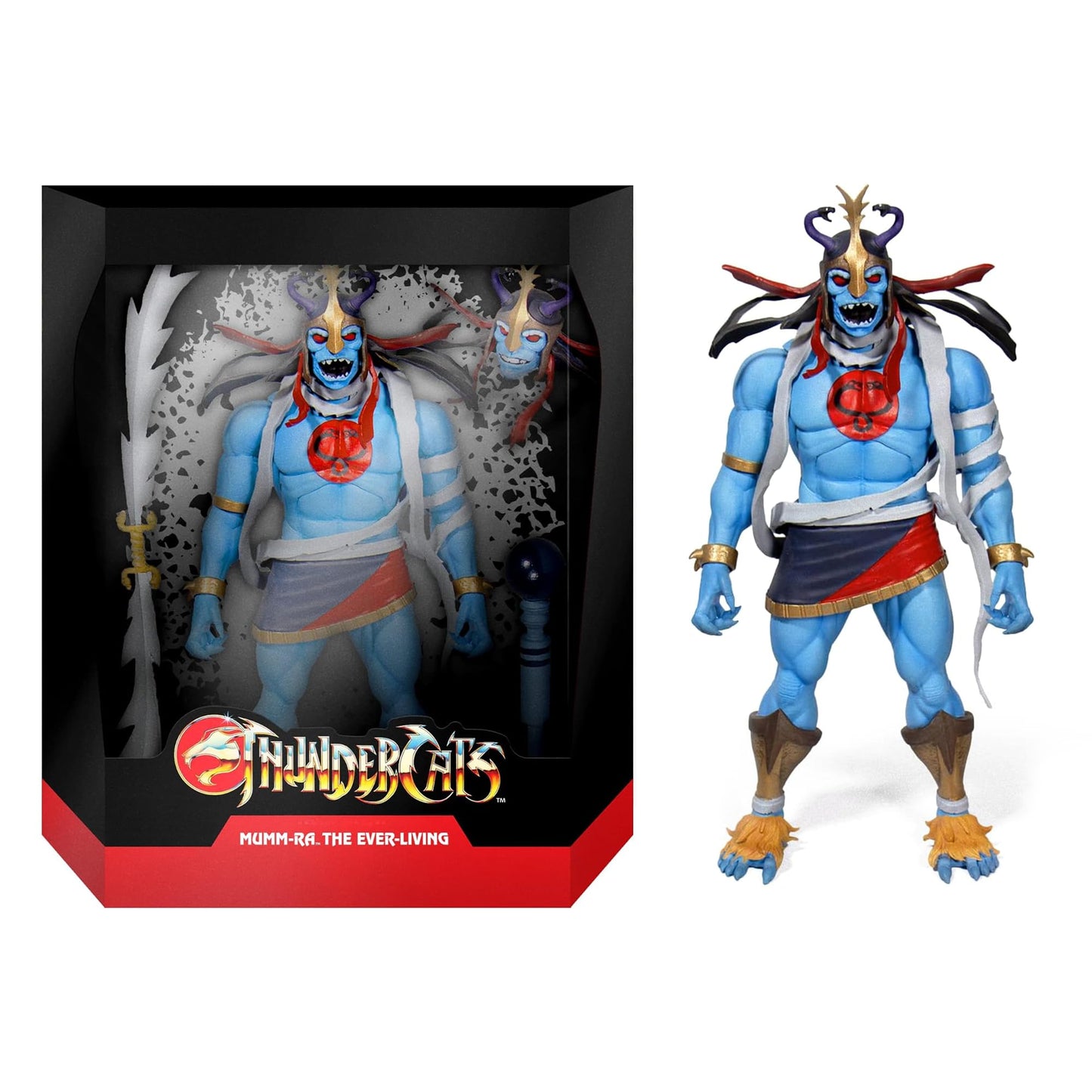 Super7 ULTIMATES! Mumm-Ra The Ever-Living & Ma-Mutt – 8\" Thundercats Action Figure with Accessories