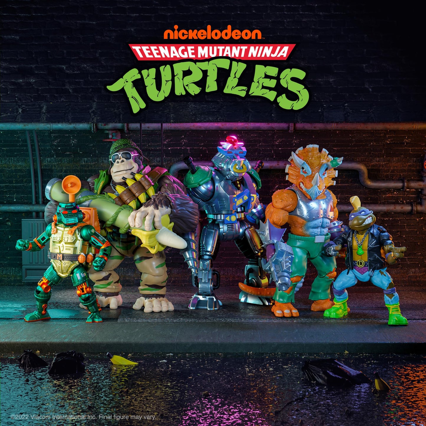 Super7 ULTIMATES! Robotic Bebop – 8-Inch TMNT Action Figure with Accessories