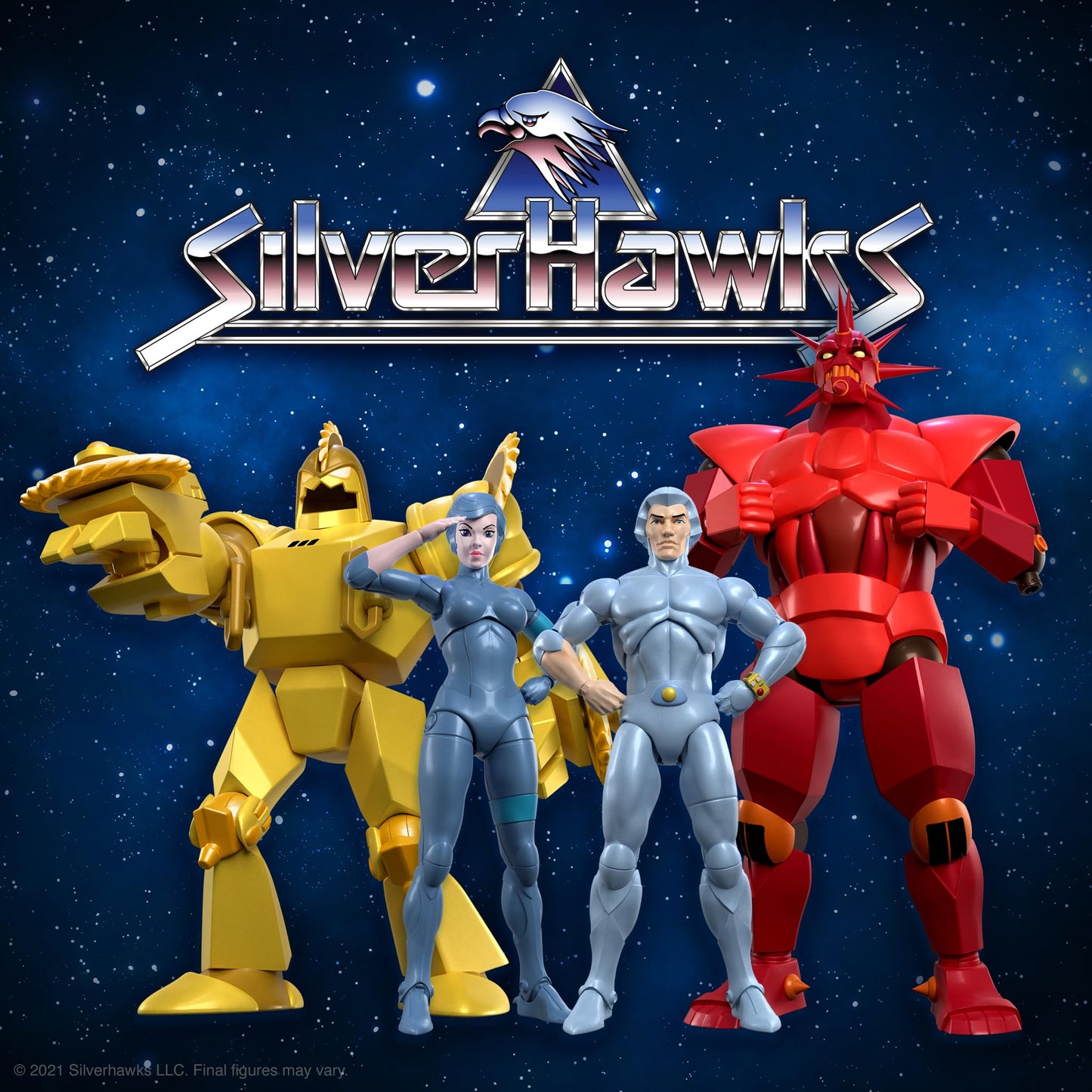 Super7 ULTIMATES! SilverHawks Mon*Star – 11" Armored Action Figure with Accessories