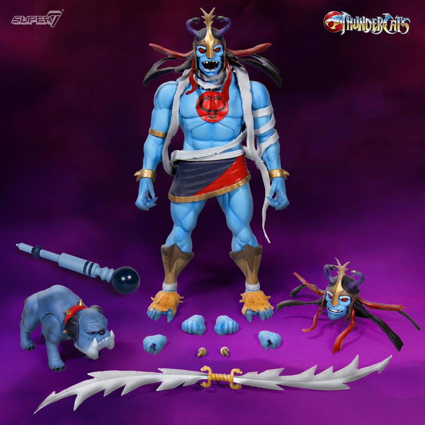 Super7 ULTIMATES! Mumm-Ra The Ever-Living & Ma-Mutt – 8\" Thundercats Action Figure with Accessories