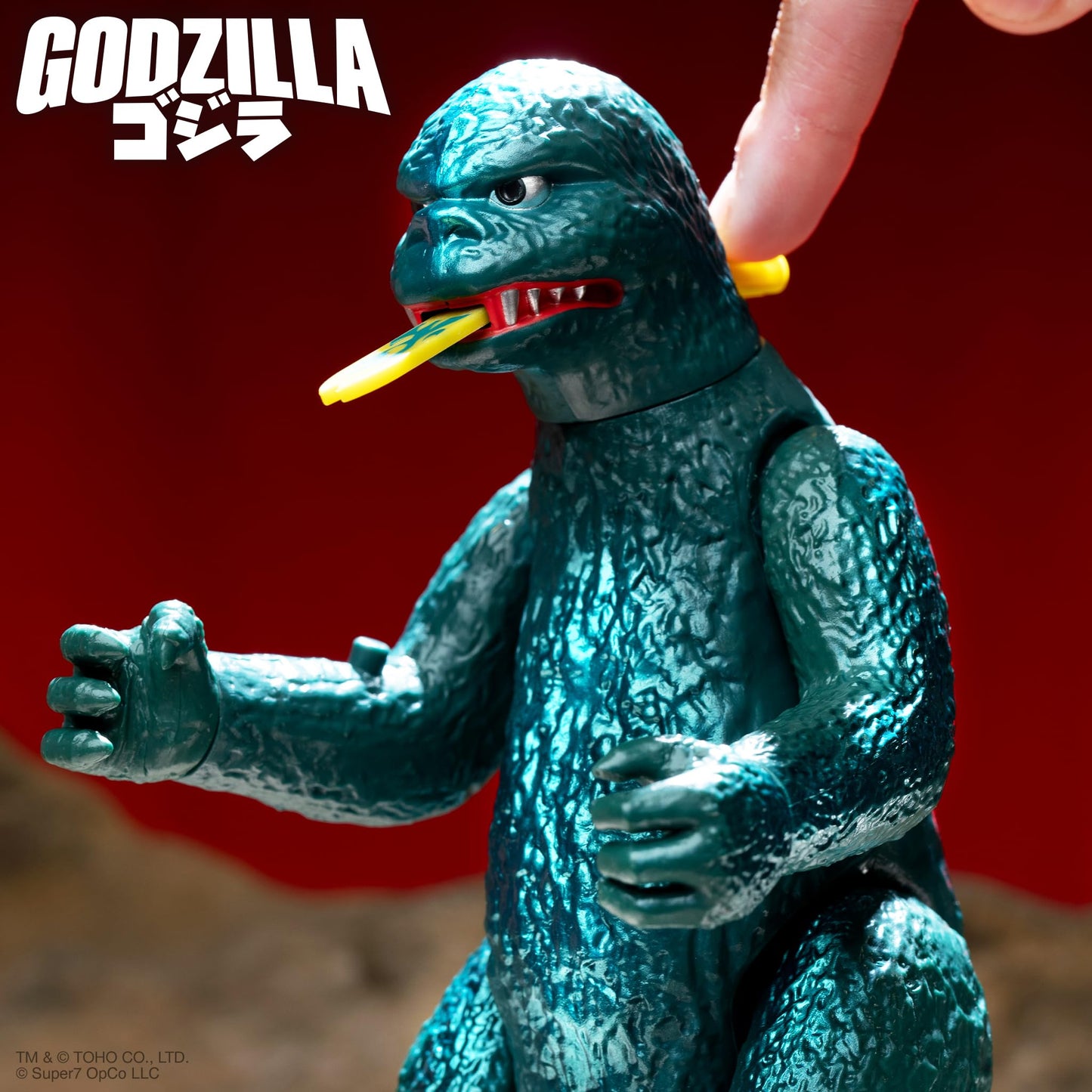 Super7 ULTIMATES! Toho Shogun Godzilla (Green Metallic Hawaii) - 8-Inch Action Figure