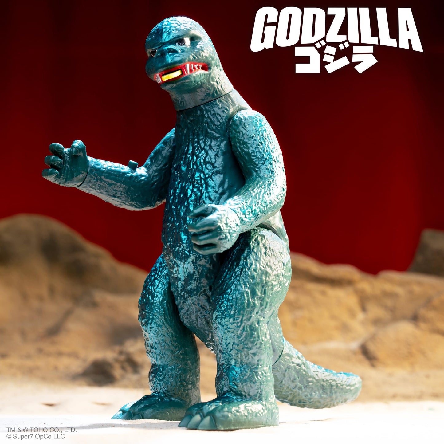 Super7 ULTIMATES! Toho Shogun Godzilla (Green Metallic Hawaii) - 8-Inch Action Figure