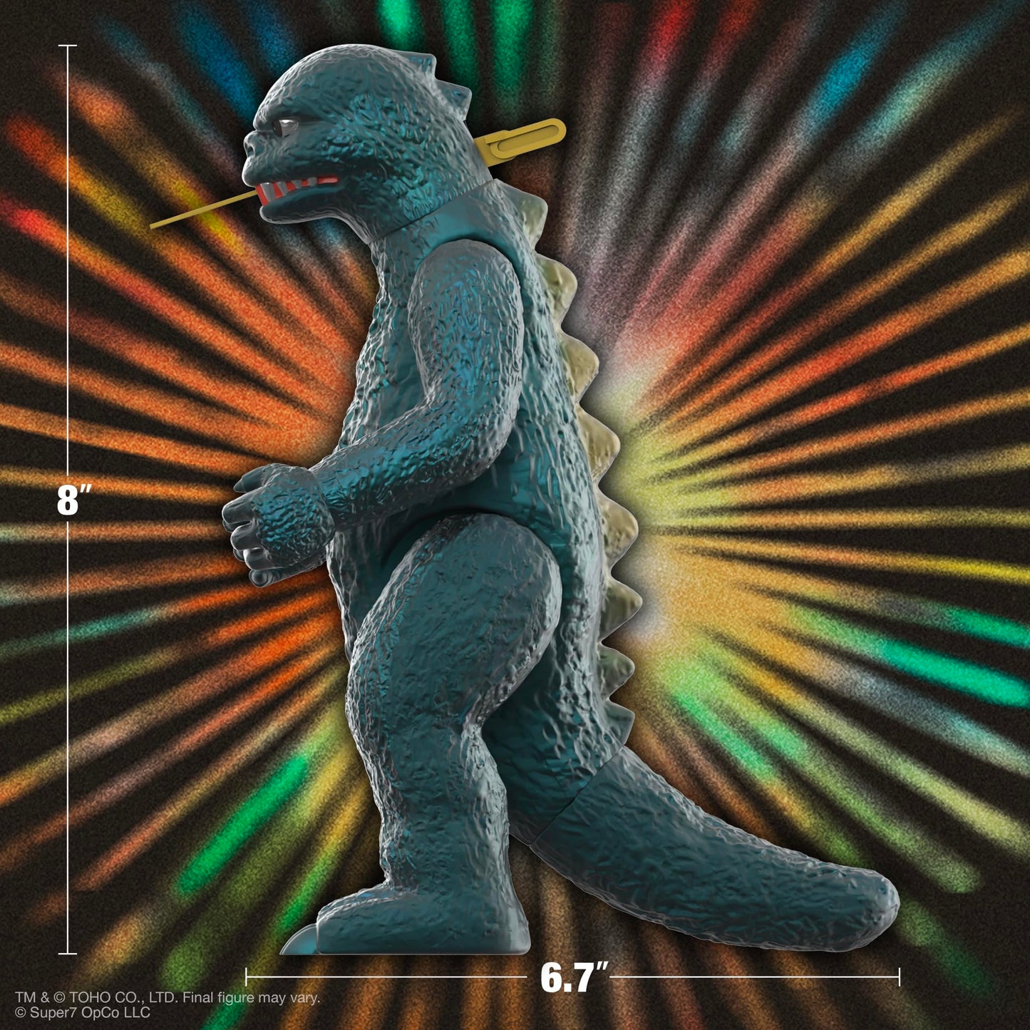 Super7 ULTIMATES! Toho Shogun Godzilla (Green Metallic Hawaii) - 8-Inch Action Figure