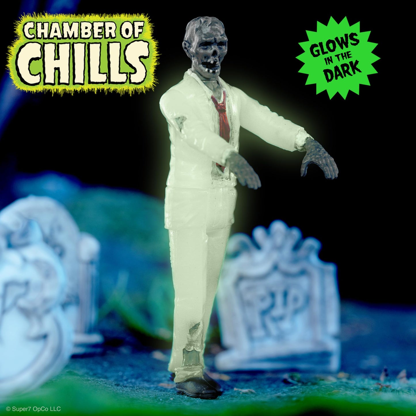 Super7 Pre-Code Horror Heartless Zombie Glow-in-the-Dark 3.75-inch ReAction Figure