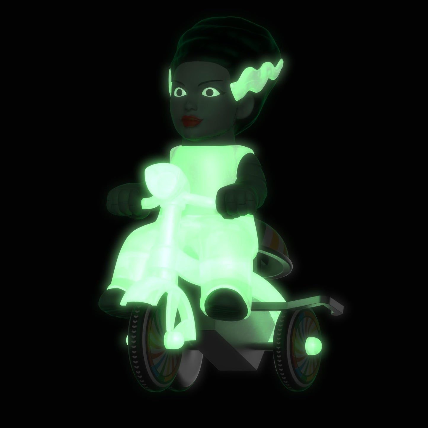 Super7 Bride of Frankenstein 5-Inch Universal Monsters Wind-Up Glow Trike – Collectible Figure