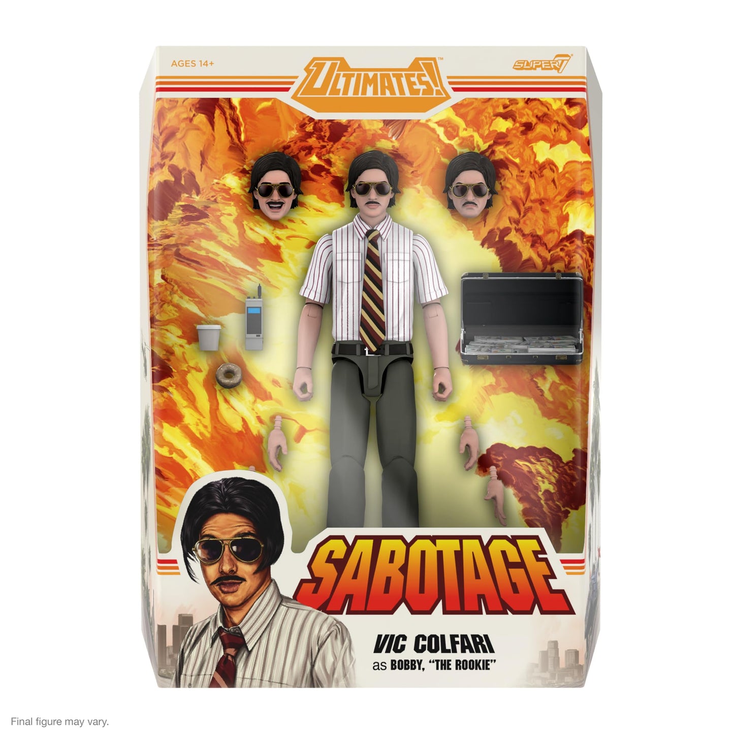 Super7 ULTIMATES! Vic Colfari Bobby the Rookie Sabotage Figure - 7-inch Beastie Boys with Accessories
