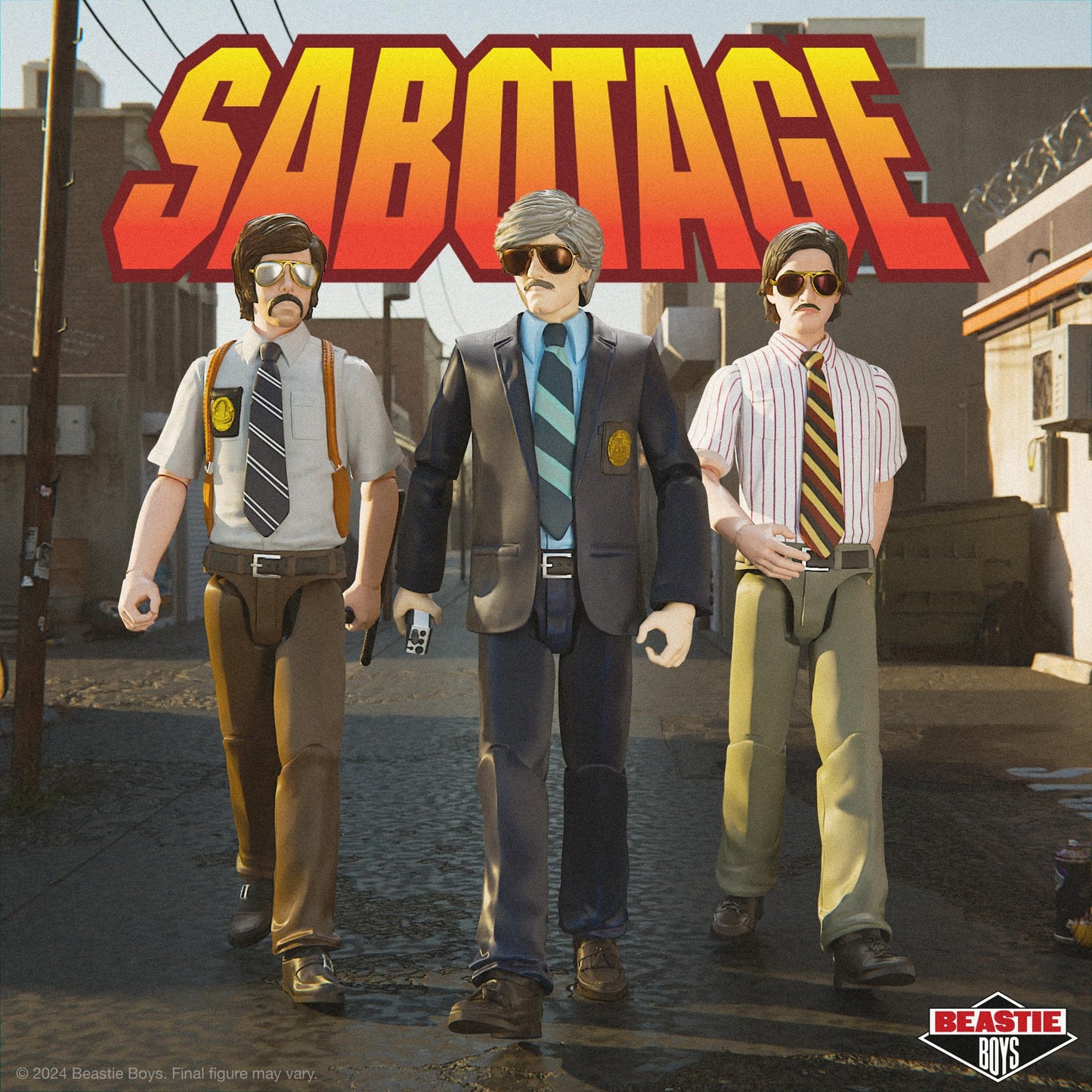 Super7 ULTIMATES! Vic Colfari Bobby the Rookie Sabotage Figure - 7-inch Beastie Boys with Accessories