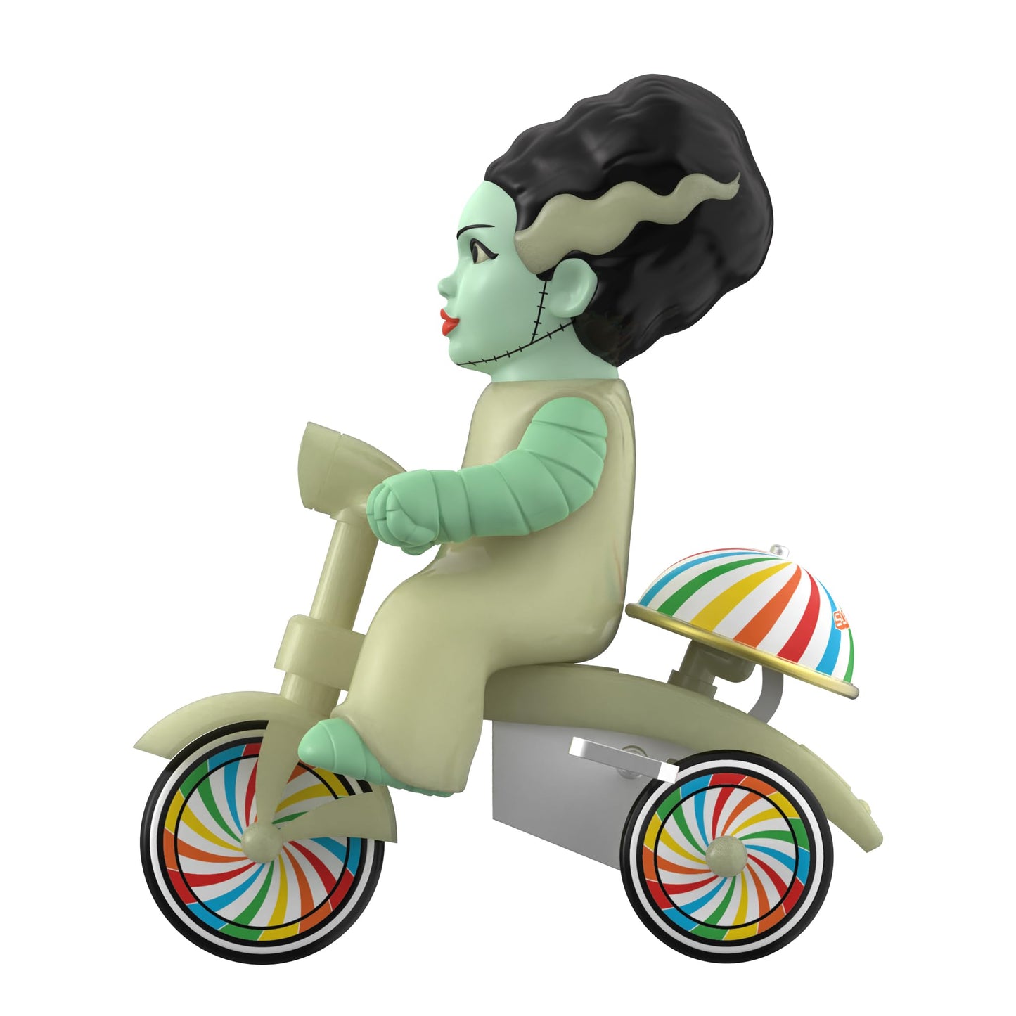 Super7 Bride of Frankenstein 5-Inch Universal Monsters Wind-Up Glow Trike – Collectible Figure