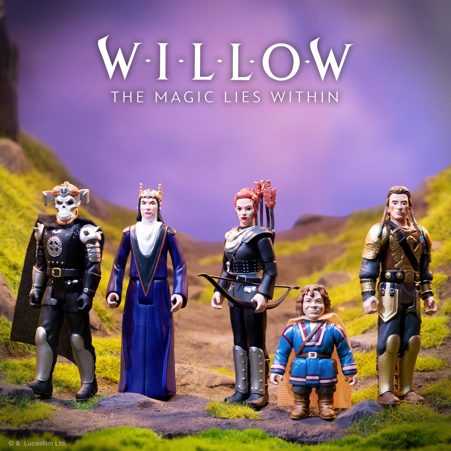 Super7 Willow Bavmorda 3.75in ReAction Figure — Crown and Gown