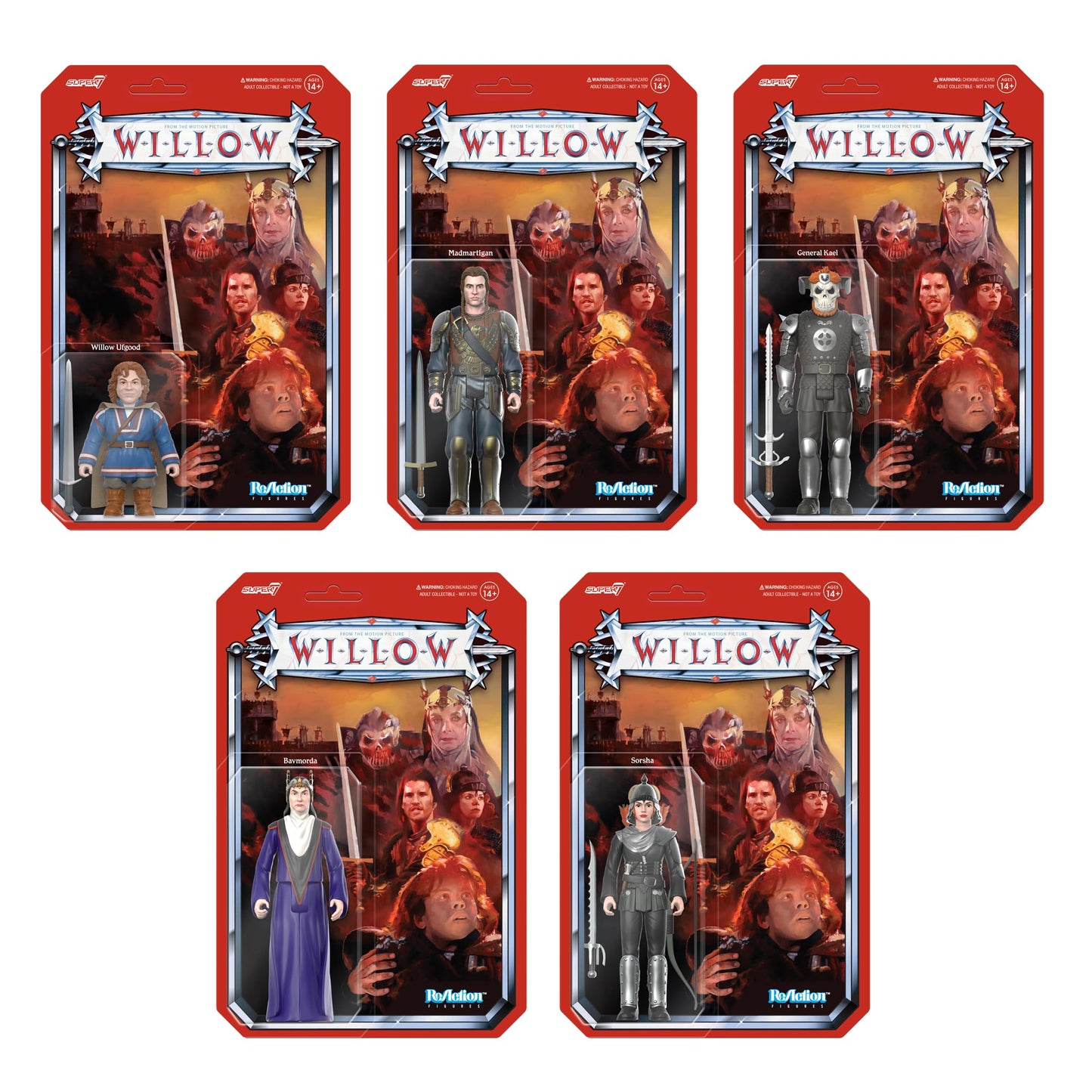 Super7 Willow Bavmorda 3.75in ReAction Figure — Crown and Gown