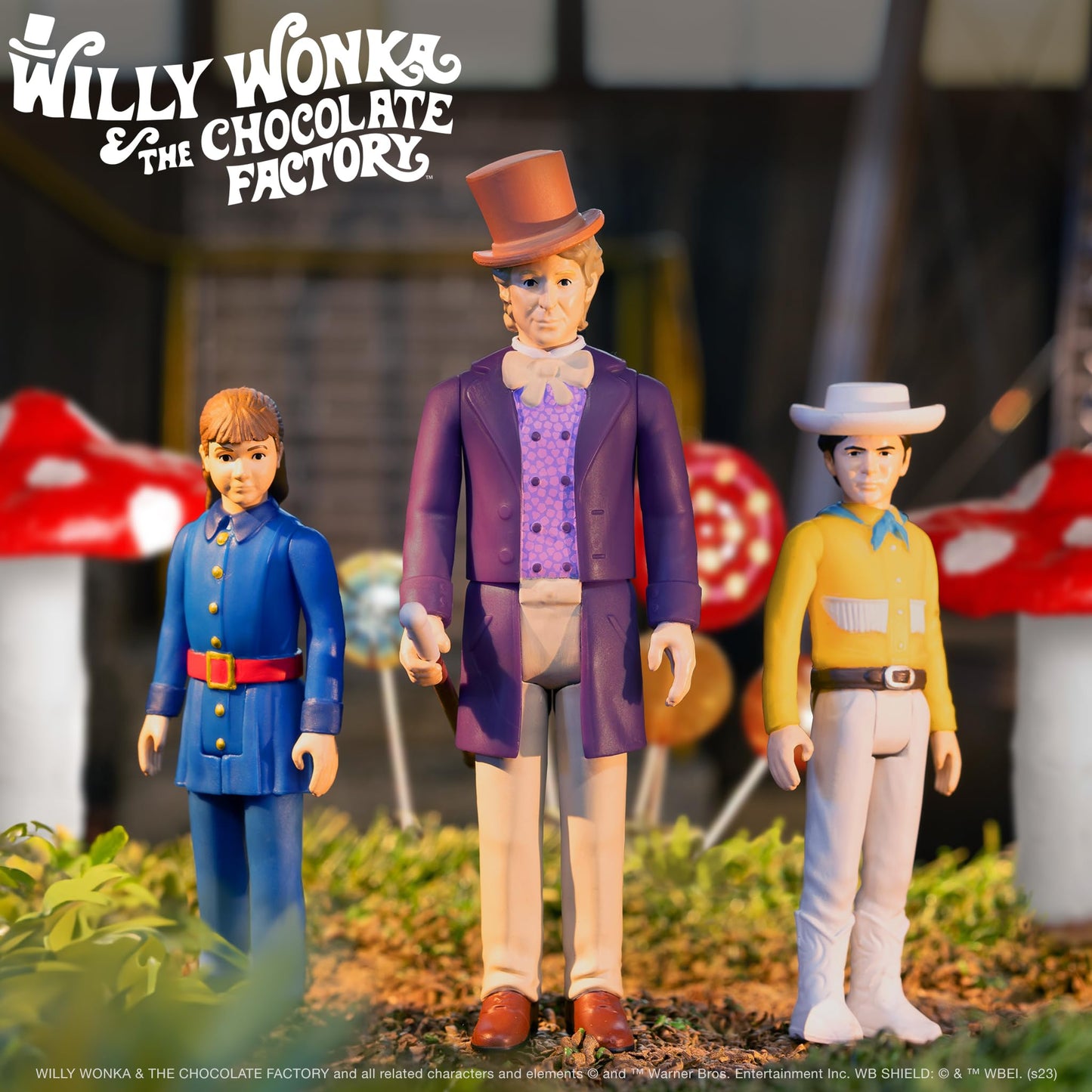 Super7 Violet Beauregarde 3.75-Inch Action Figure – Wonka Bar & Golden Ticket Accessories