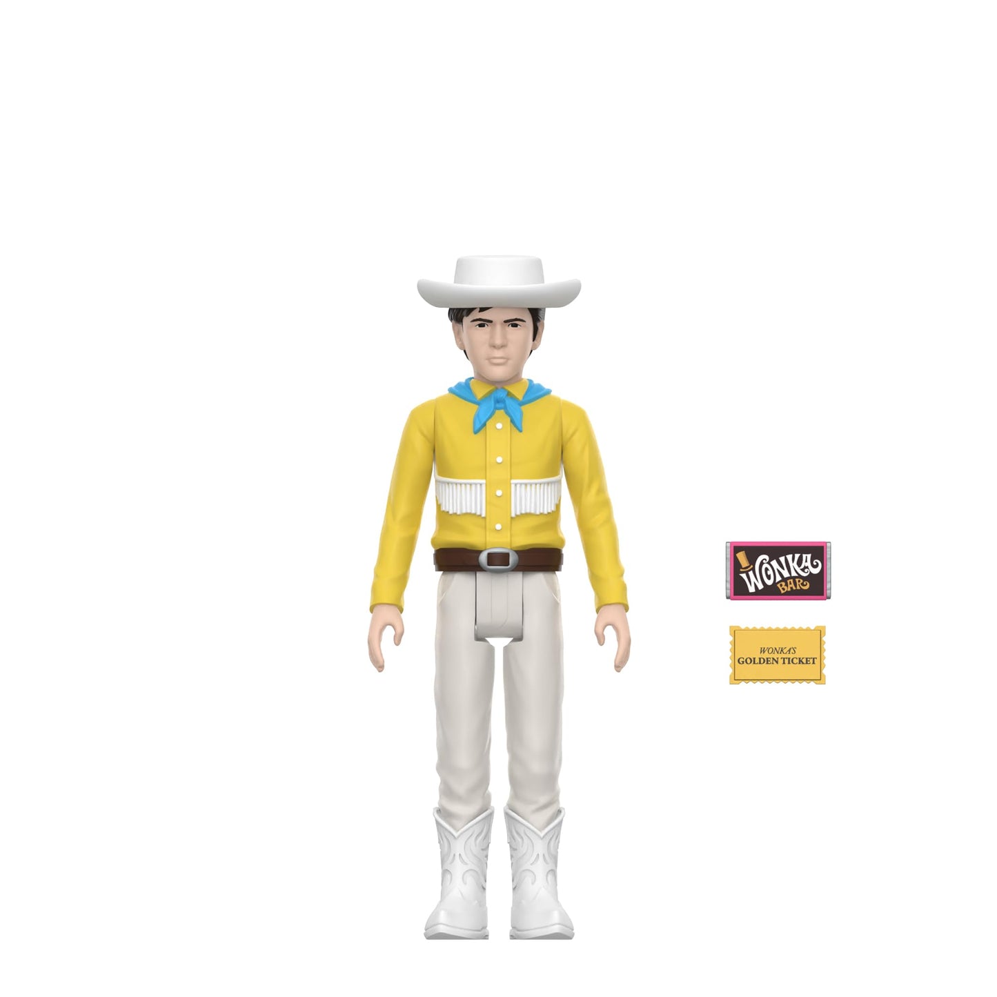 Super7 Willy Wonka Mike TeeVee 3.75" ReAction Figure – Wonka Bar & Golden Ticket