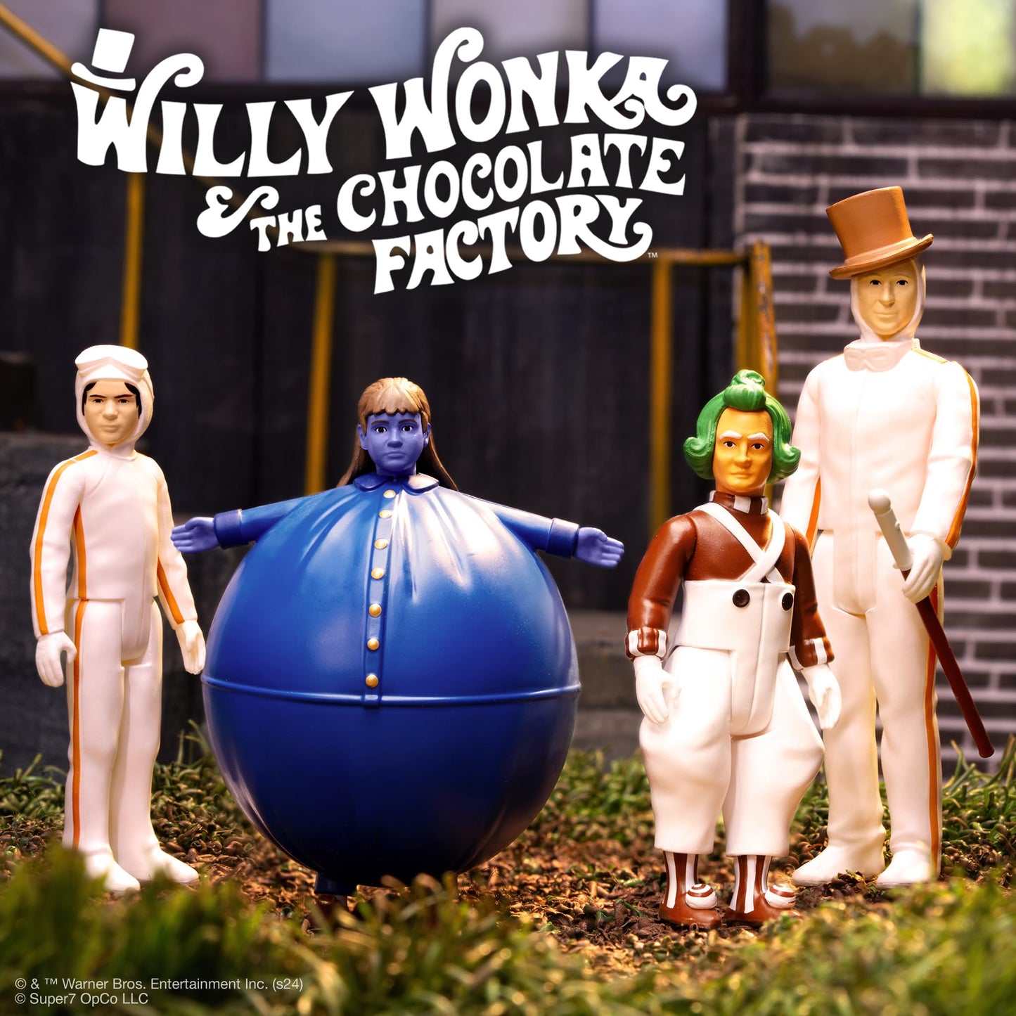 Super7 Willy Wonka Oompa Loompa 3.75-Inch ReAction Figure - Classic Movie Collectible