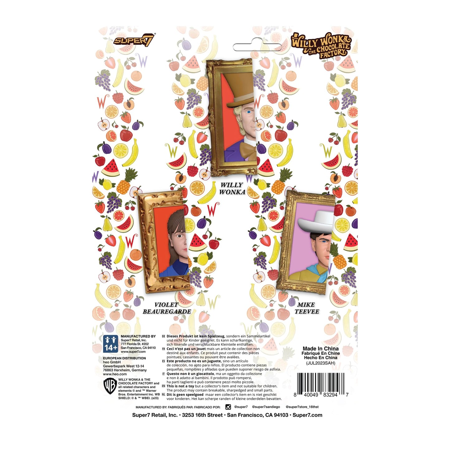Super7 Violet Beauregarde 3.75-Inch Action Figure – Wonka Bar & Golden Ticket Accessories