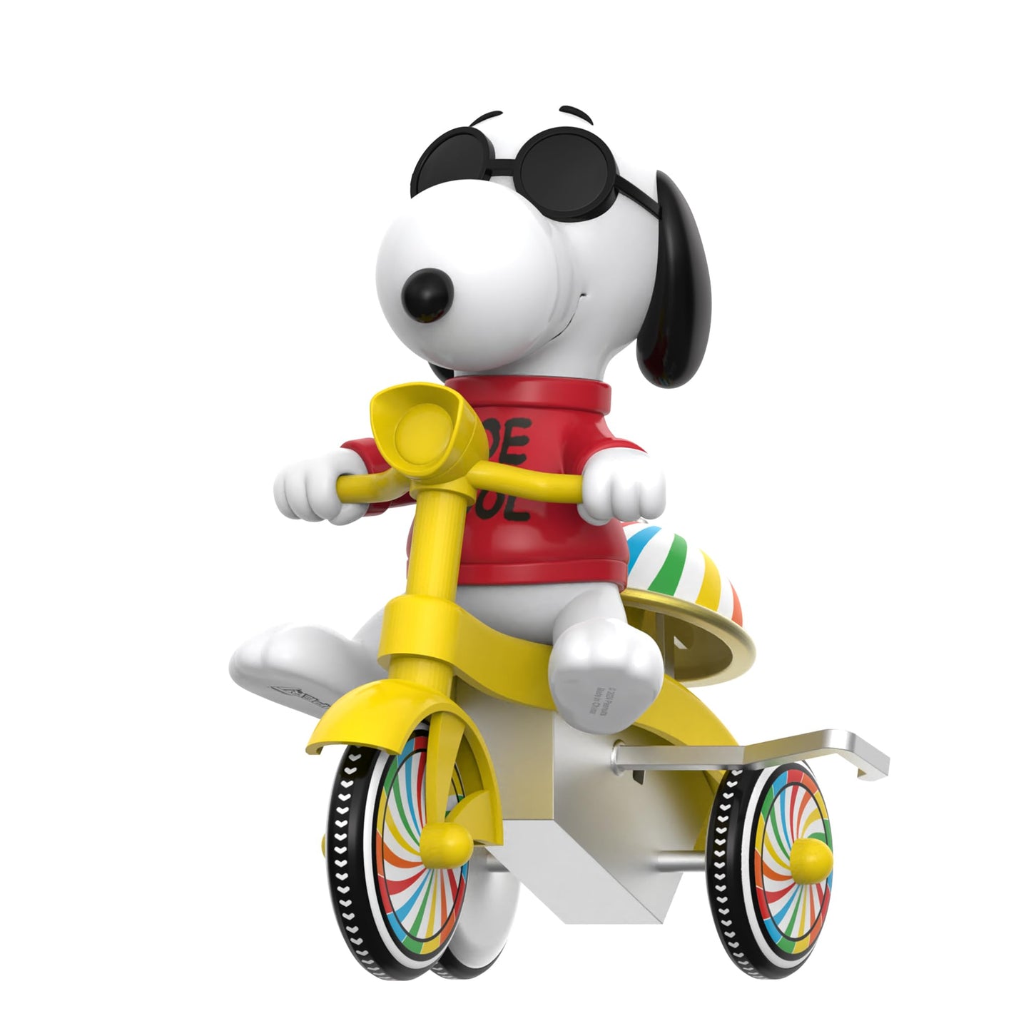 Super7 Snoopy Joe Cool 5-Inch Super Cycle – Red Trike with Bell