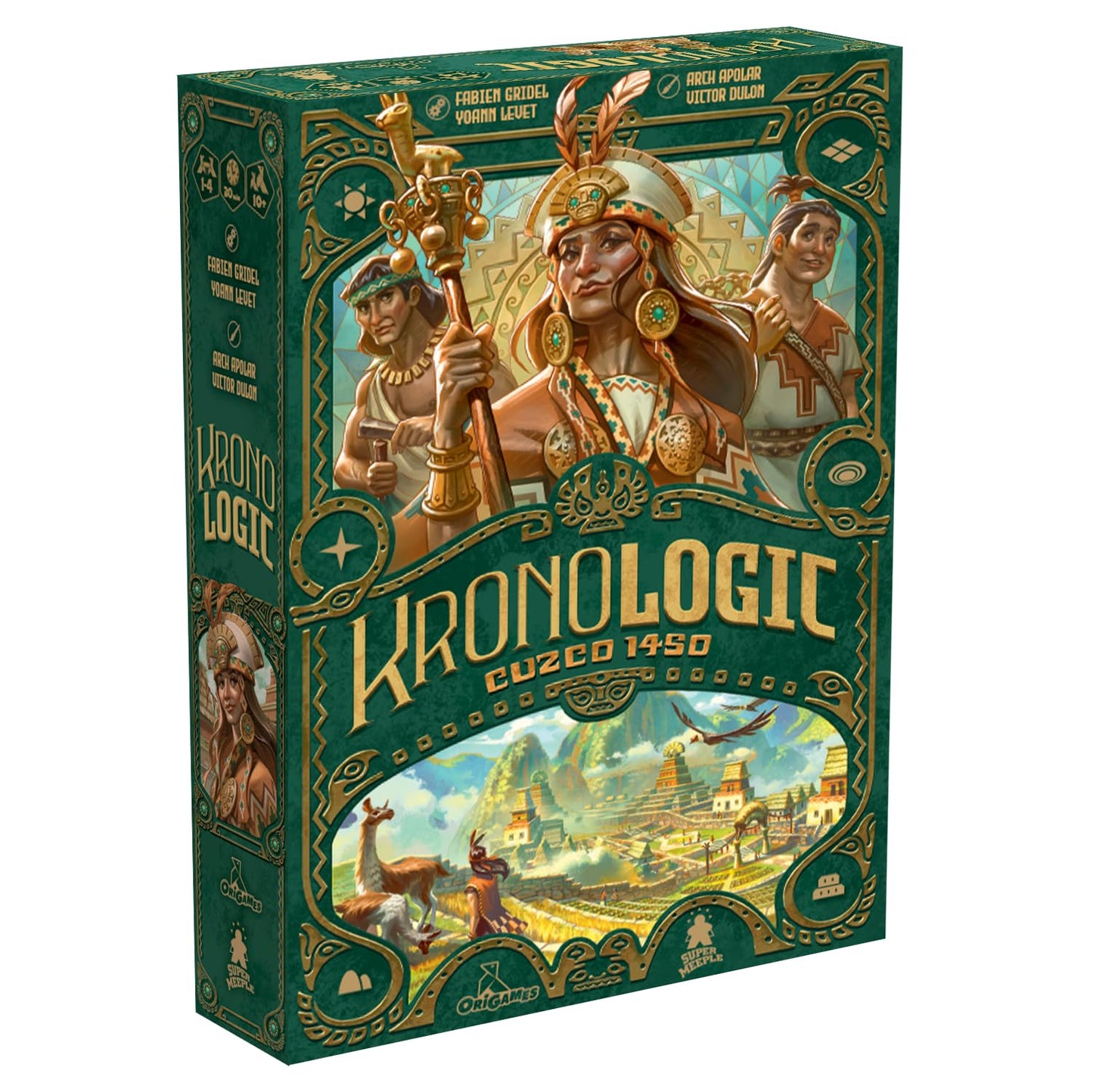Kronologic: Cuzco 1450 | Mystery Detective Game by Super Meeple | 1-4 Players, Ages 10+, 30 Min