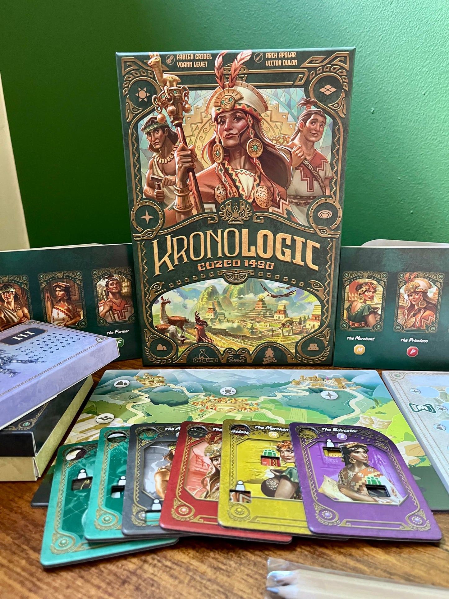 Kronologic: Cuzco 1450 | Mystery Detective Game by Super Meeple | 1-4 Players, Ages 10+, 30 Min