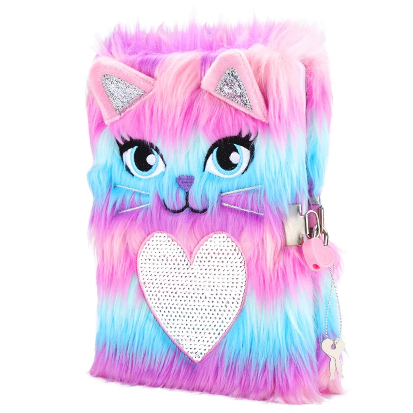 SuperStyle Journal Diary for Girls Aged 6-8 — Cute Cat Secret Diary with Lock