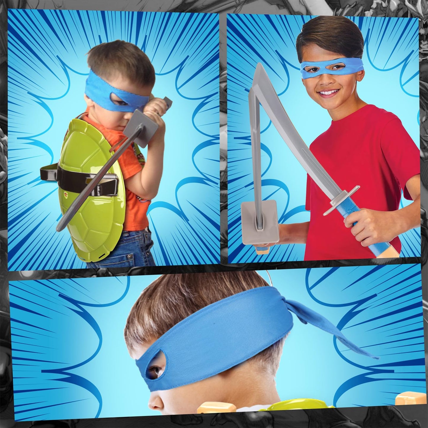 Suphan Turtle Shell Costume Set for Kids – 6-Piece Role-Play Kit