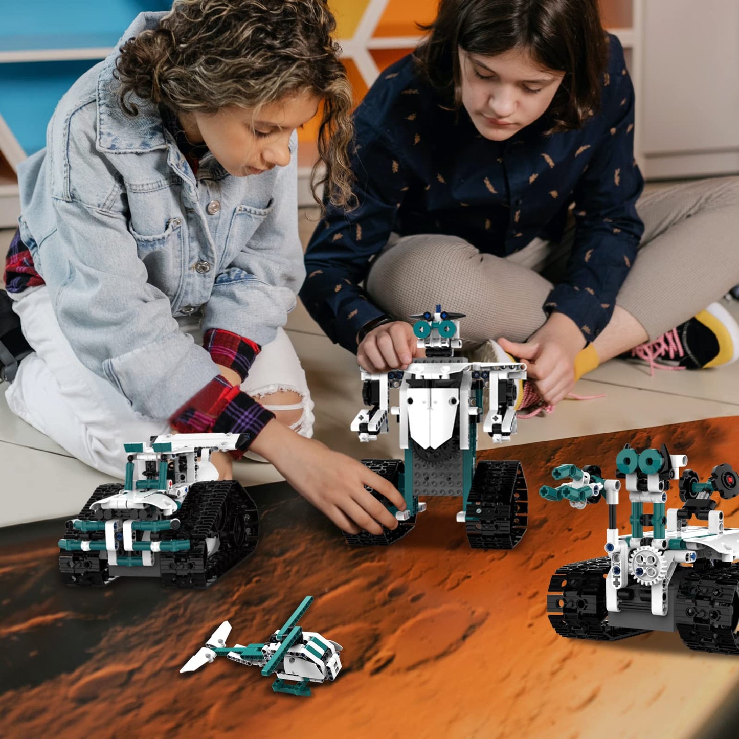 Suplanet STEM Robot Toys – 12-in-1 Remote & App-Controlled Kit for Kids 8-14 (469 Pcs)
