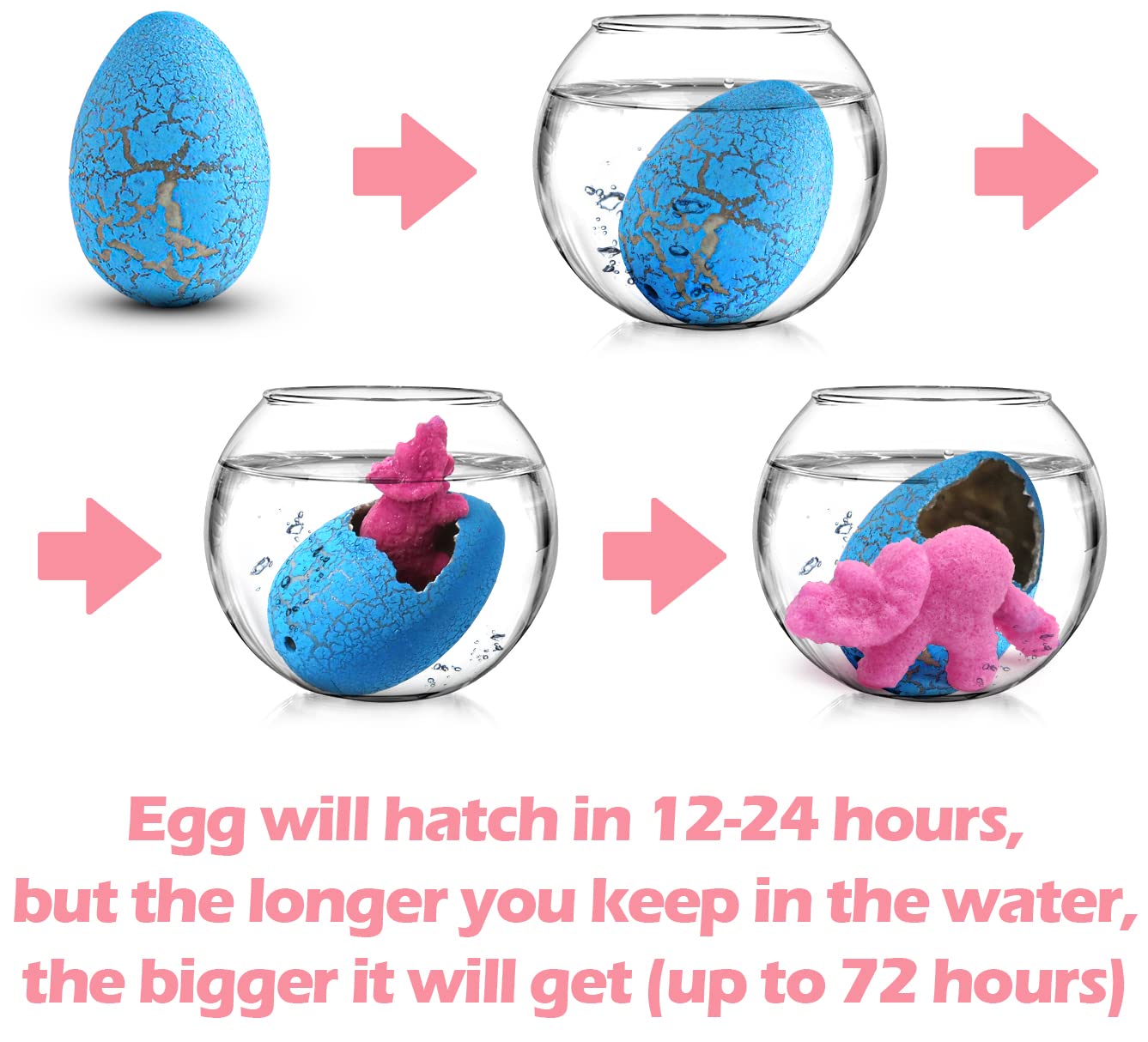 SURCVIO 24-Pack Dinosaur Egg Valentines & 3D Greeting Cards for Kids