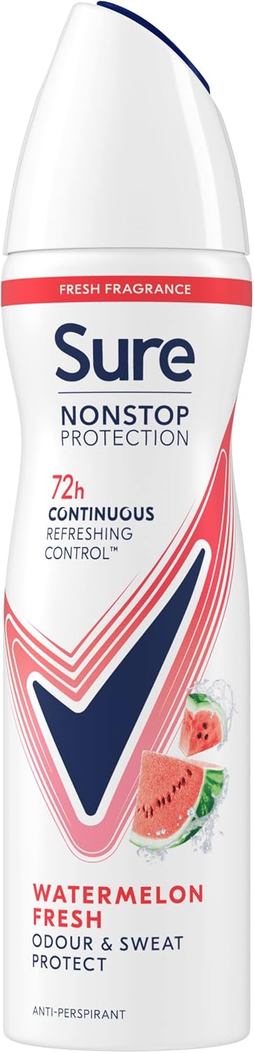 Sure Nonstop Protection Watermelon Fresh Antiperspirant 72-Hour Protection 150 ml/5.1 oz