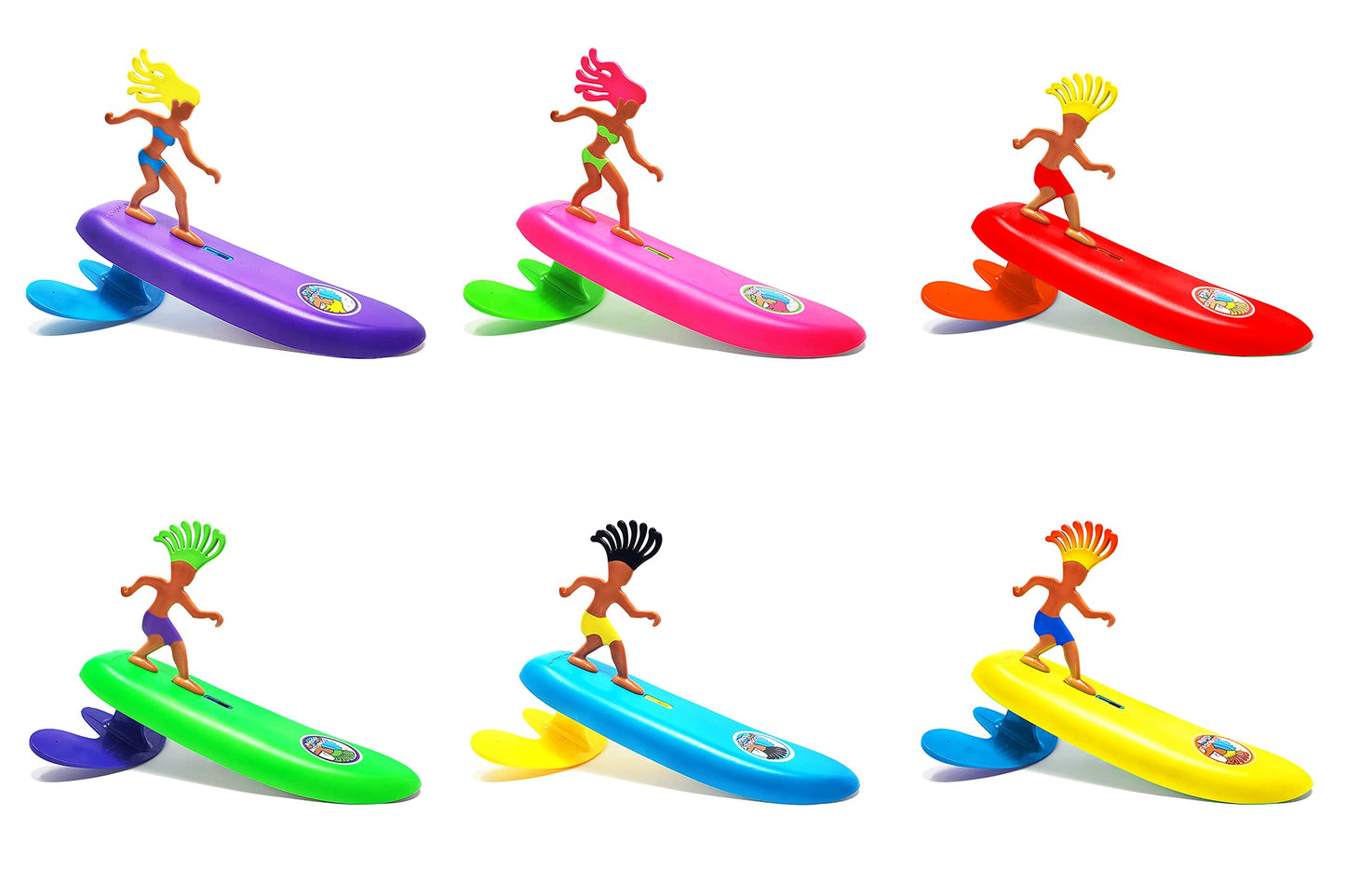 Surfer Dudes Classics Wave-Powered Mini-Surfer Toy – Aussie Alice Edition