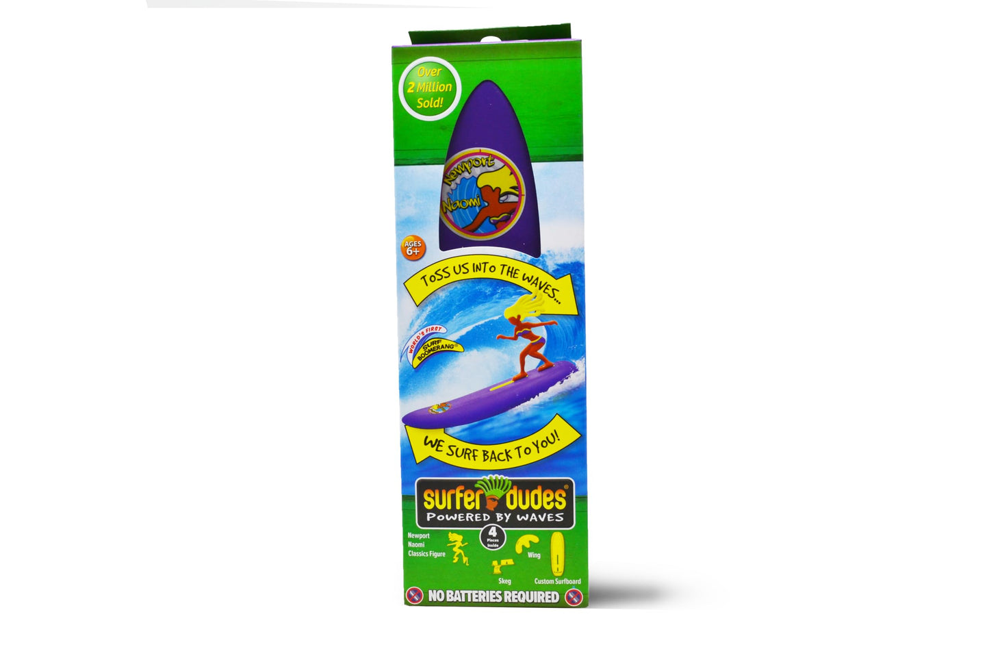 Surfer Dudes Classics Wave Powered Mini-Surfer & Surfboard Toy – Newport Naomi