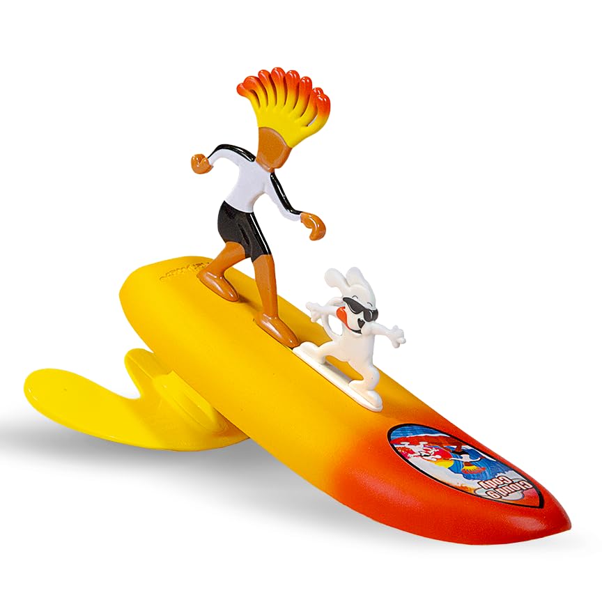 Surfer Dudes Legends & Surfer Pets Wave Powered Mini-Surfer – Cloud 9 Cody & Sky