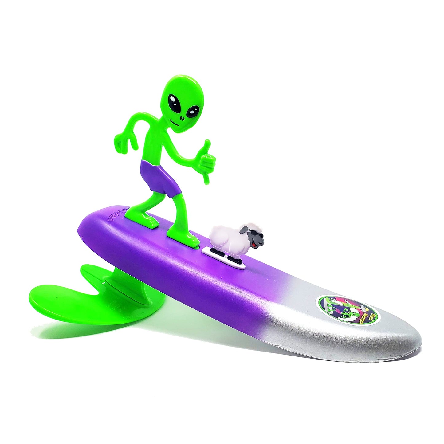 Surfer Dudes Legends & Surfer Pets Wave Powered Mini-Surfer – Maui Martian & Bahthoven