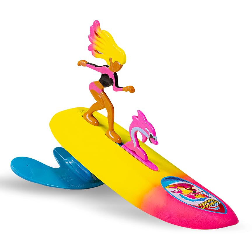 Surfer Dudes Legends & Surfer Pets: Wave-Powered Mini-Surfer Beach Toy