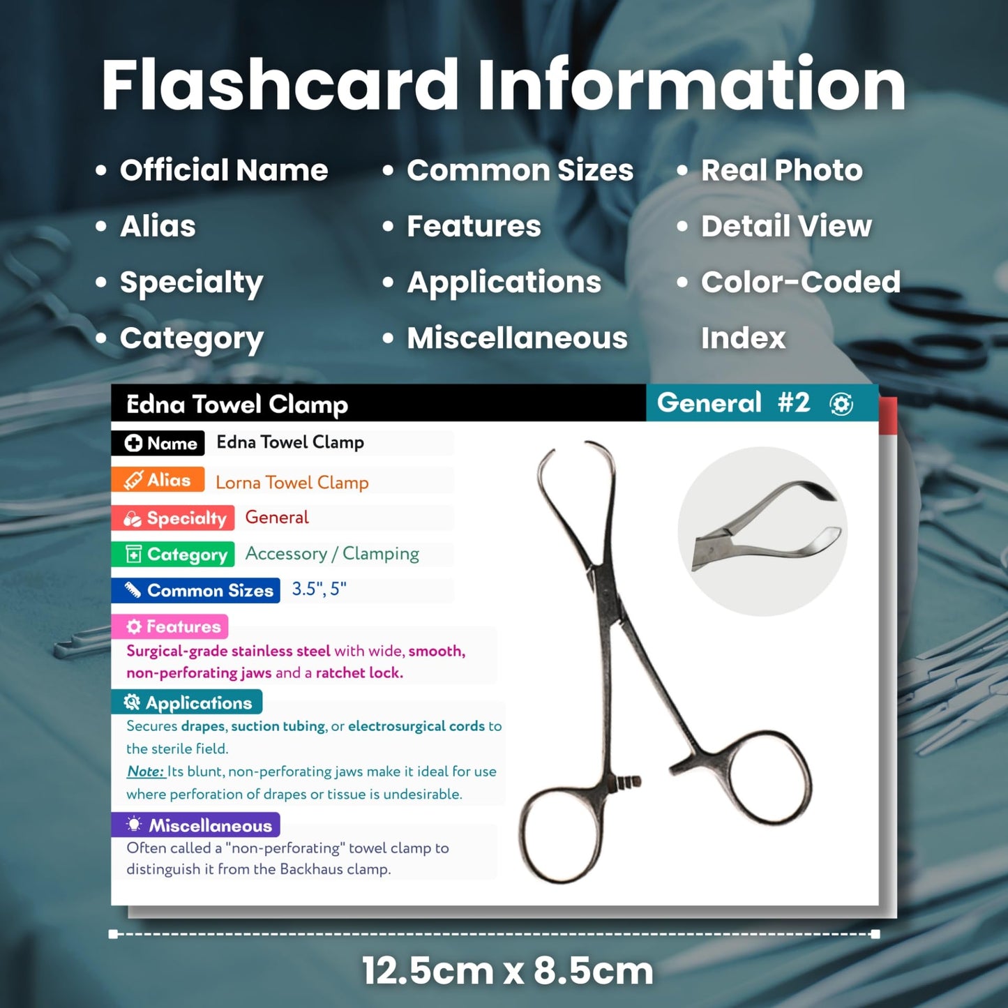 Surgical Instruments Flashcards for Sterile Processing & Surgical Tech